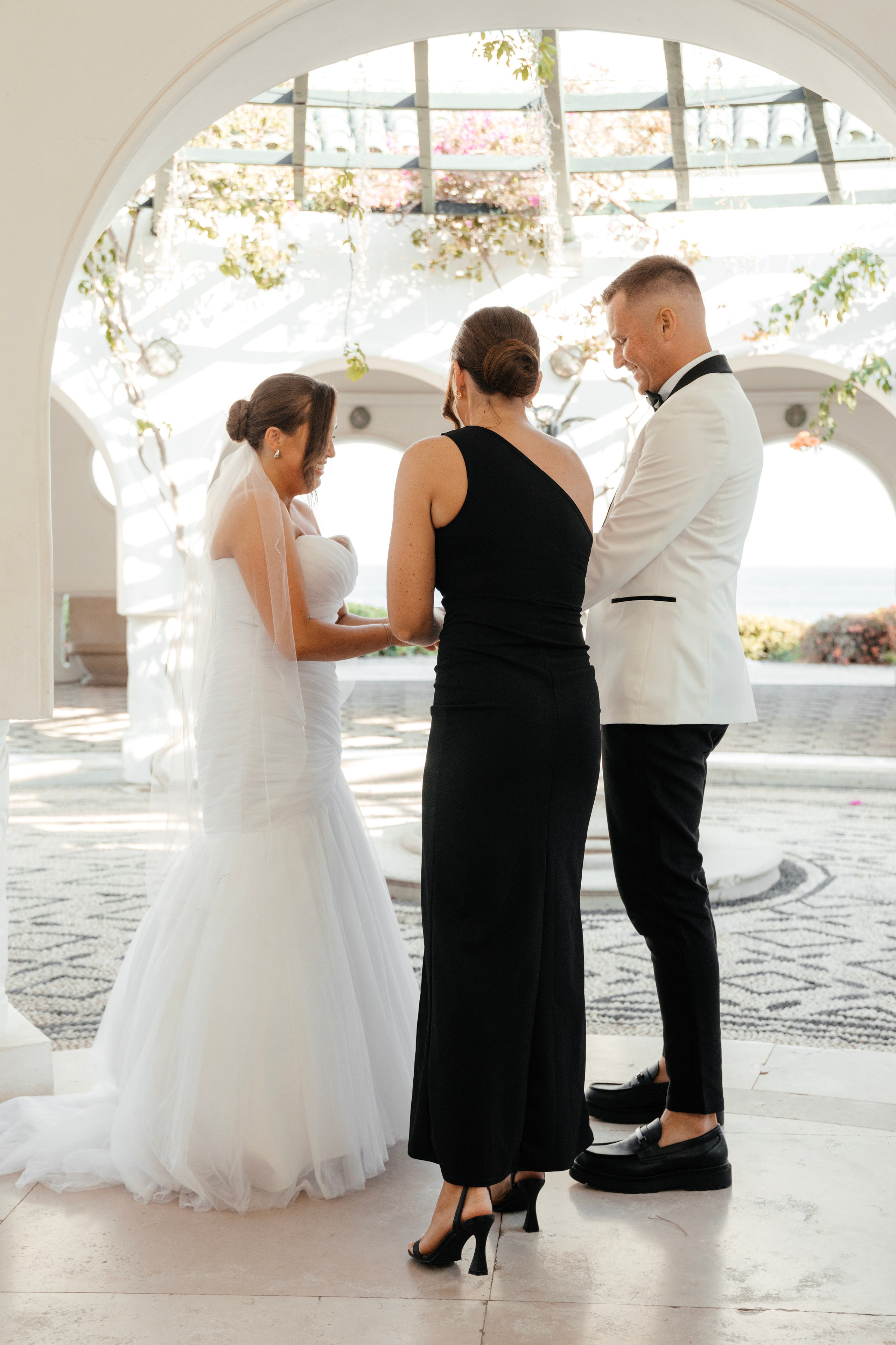 Wedding ceremony, Kalithea Springs, Rhodes, Greece