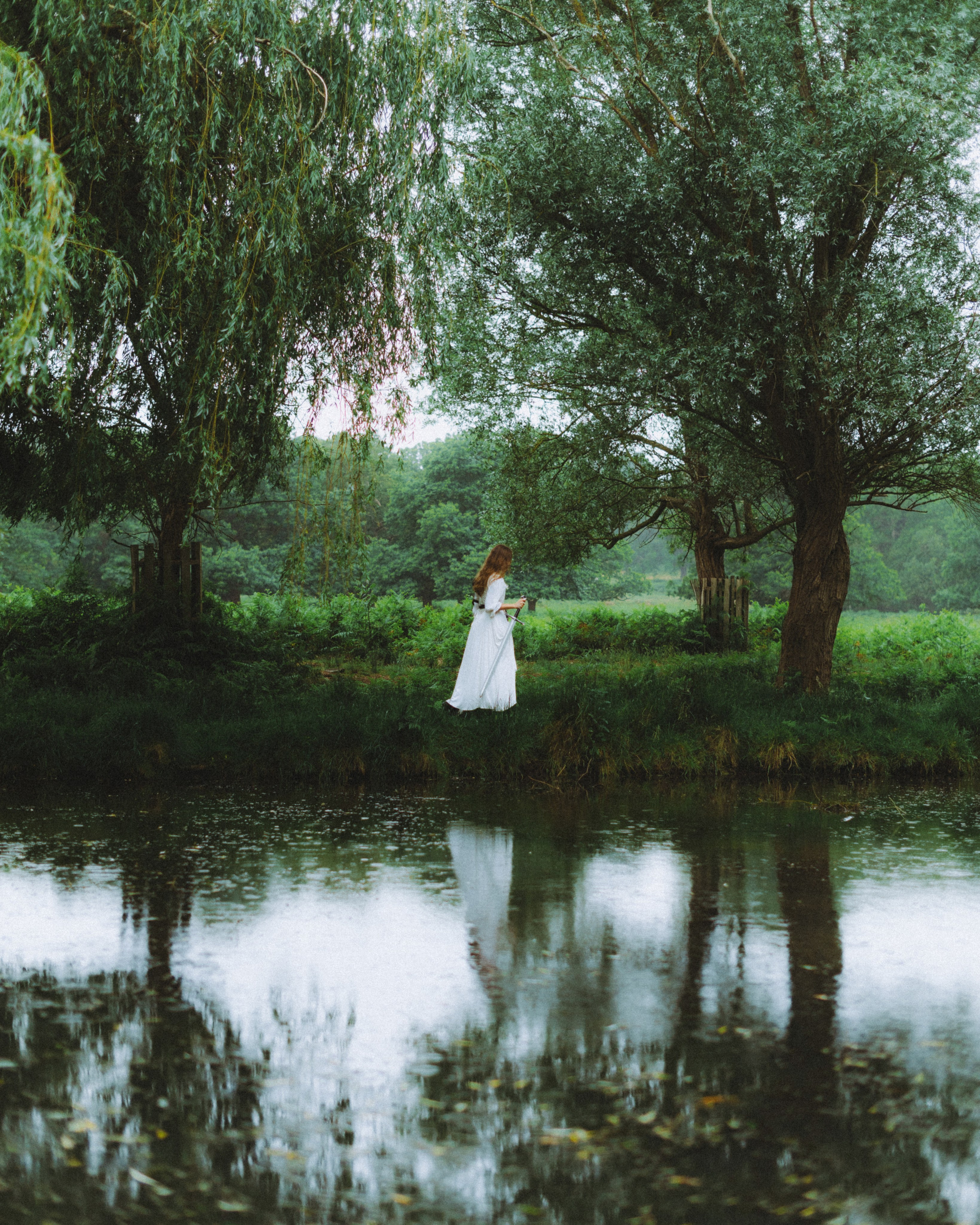 Moody Forest Princess Warrior Photoshoot. Moth & Moss Photography