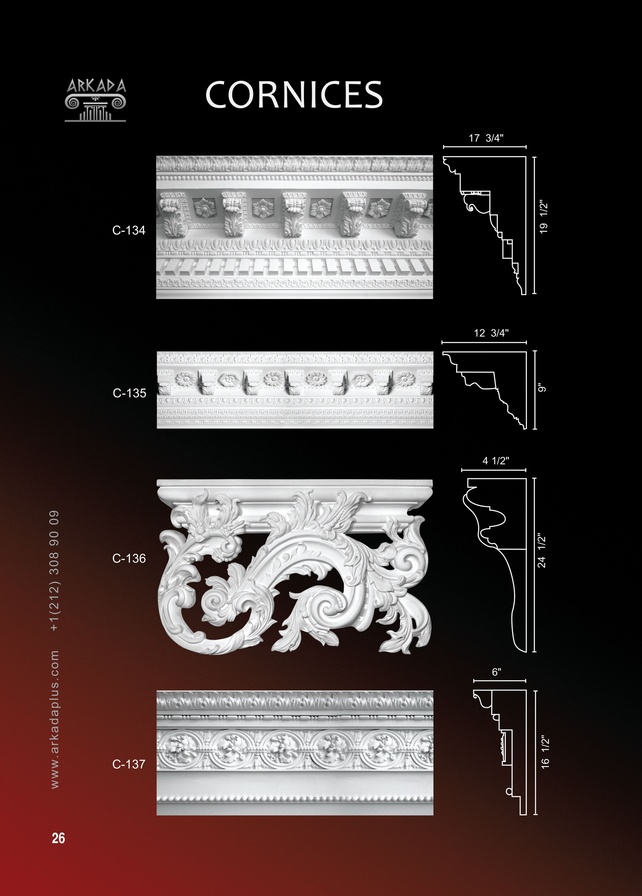 Crown Molding. Plaster molding