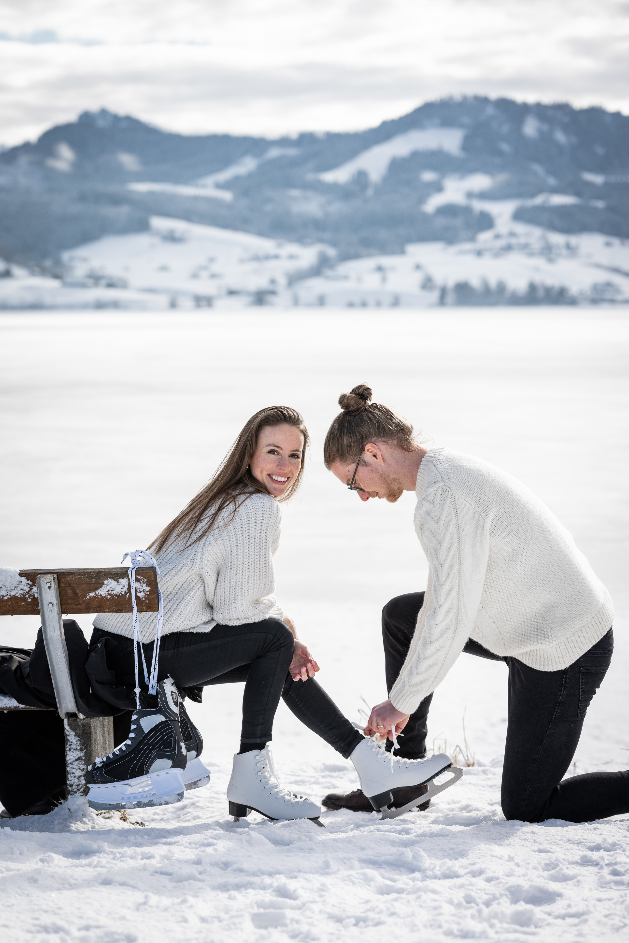 Winter in Einsiedeln. Family photographer Zurich & Switzerland Daria Moore