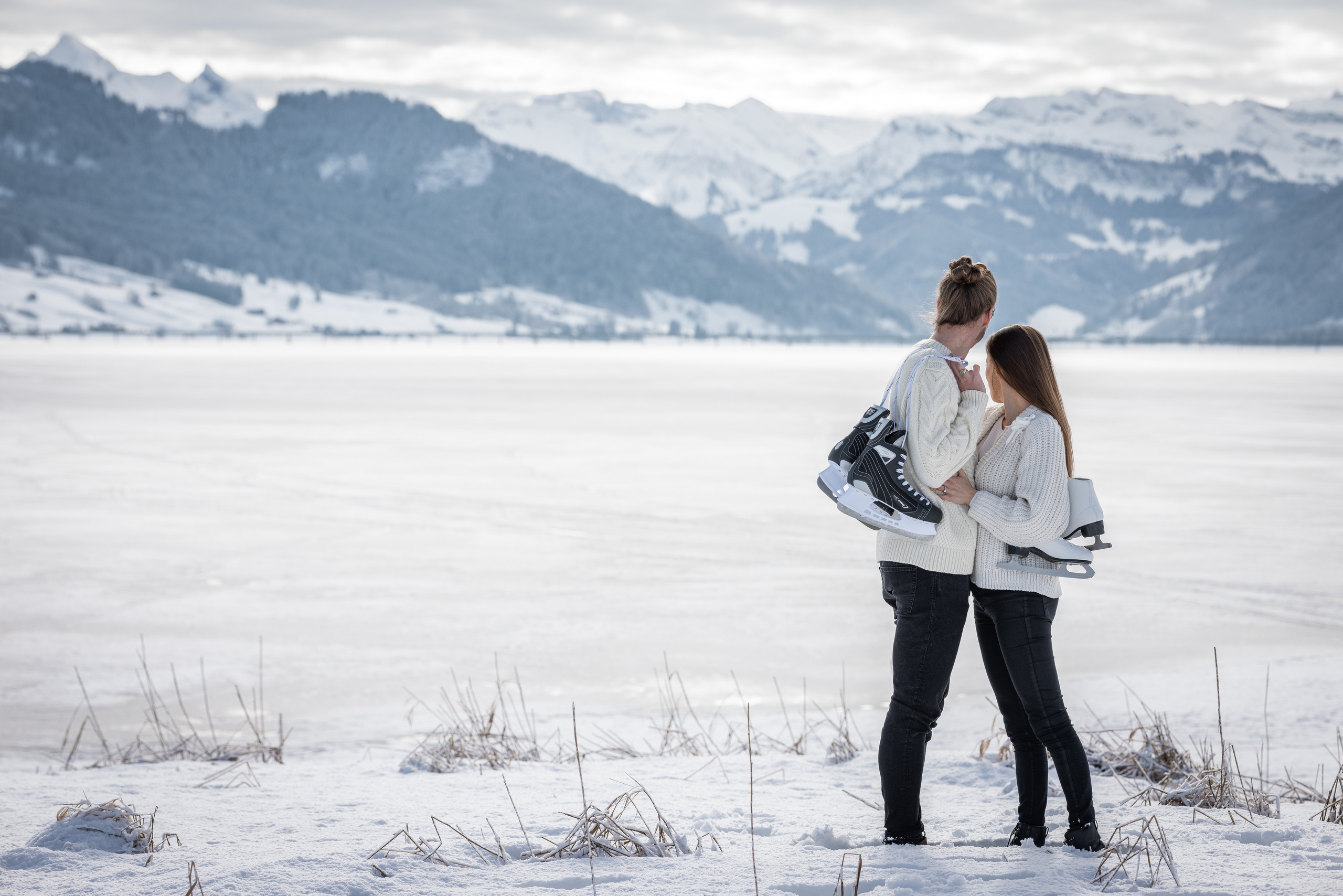 Winter in Einsiedeln. Family photographer Zurich & Switzerland Daria Moore