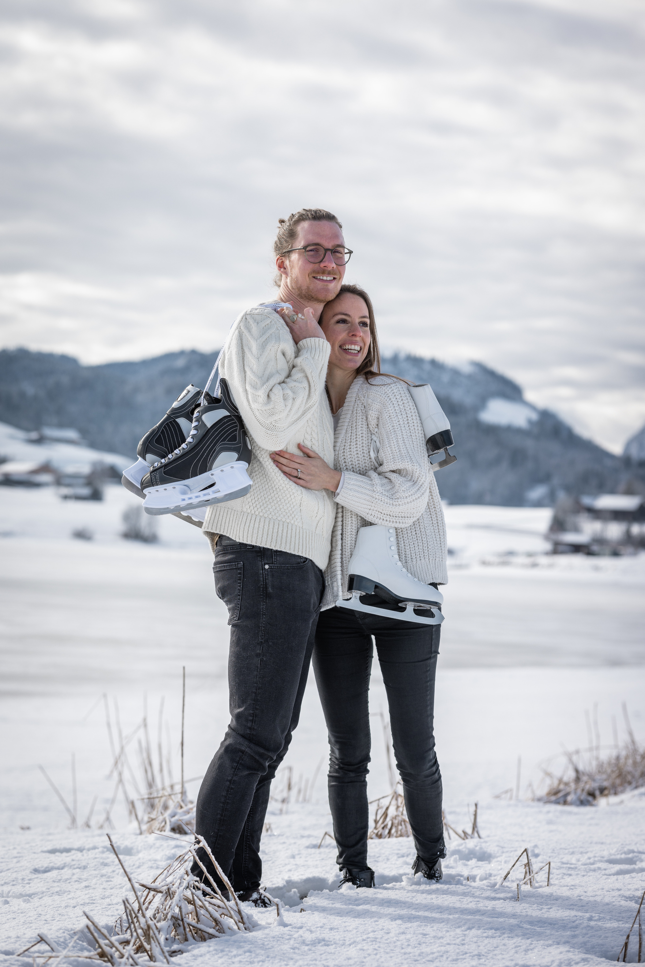 Winter in Einsiedeln. Family photographer Zurich & Switzerland Daria Moore