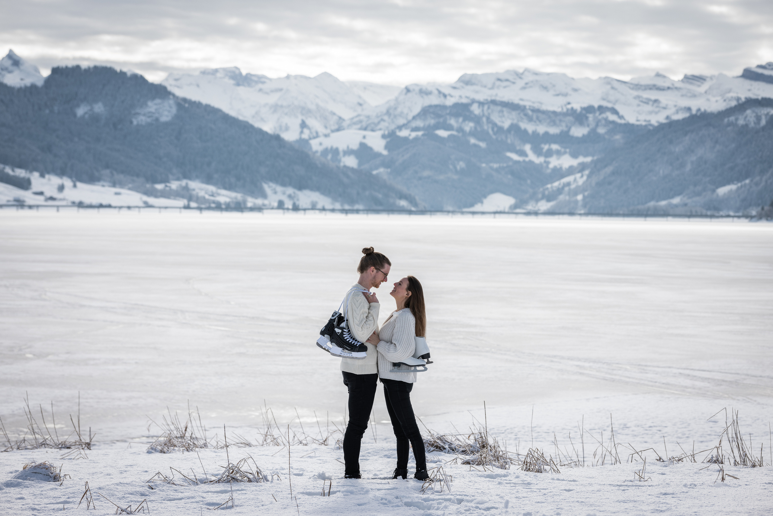 Winter in Einsiedeln. Family photographer Zurich & Switzerland Daria Moore