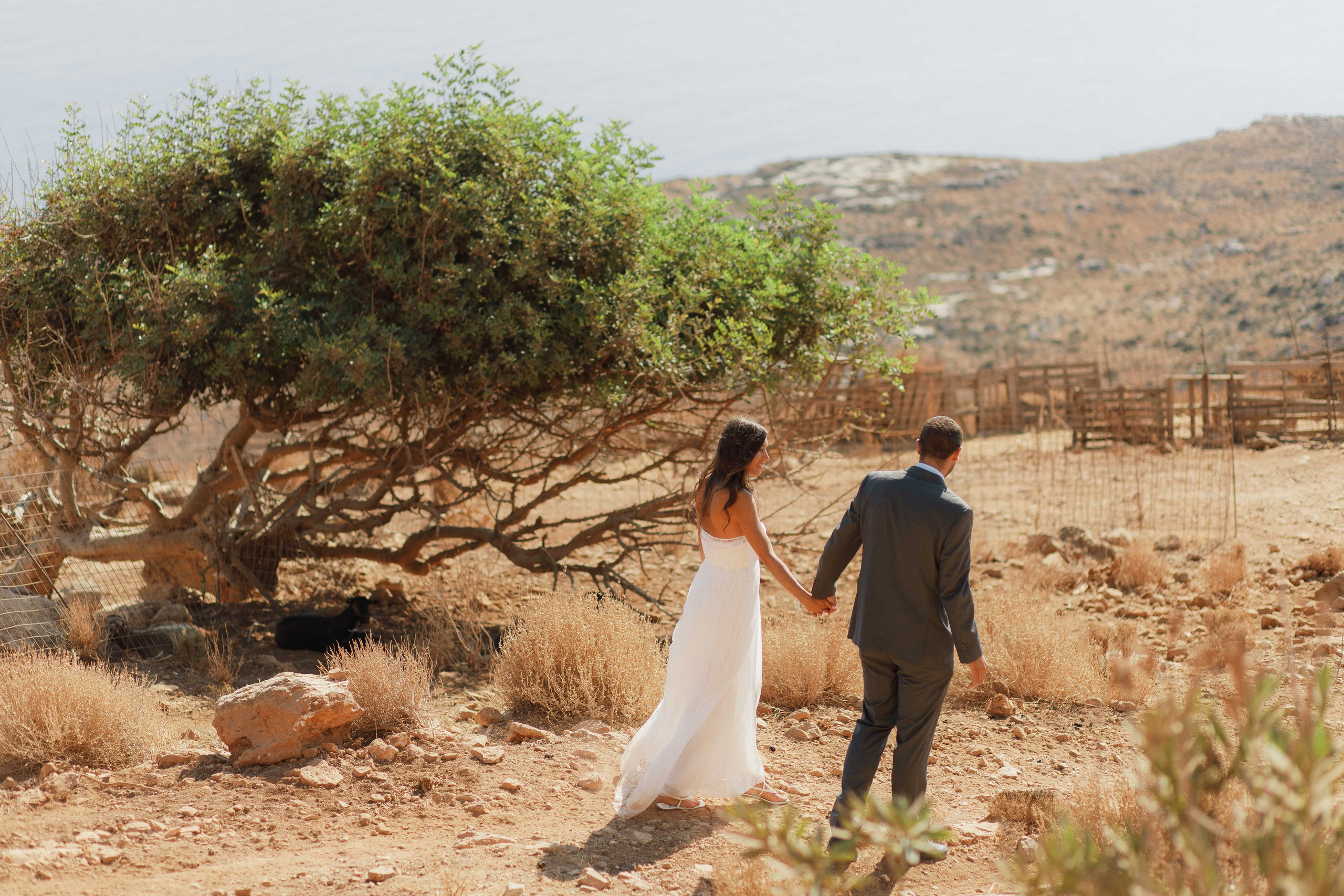 Marino & Steffi, Crete. Denny Savon — Photographer in Santorini | Weddings, Love Stories & Flying Dress