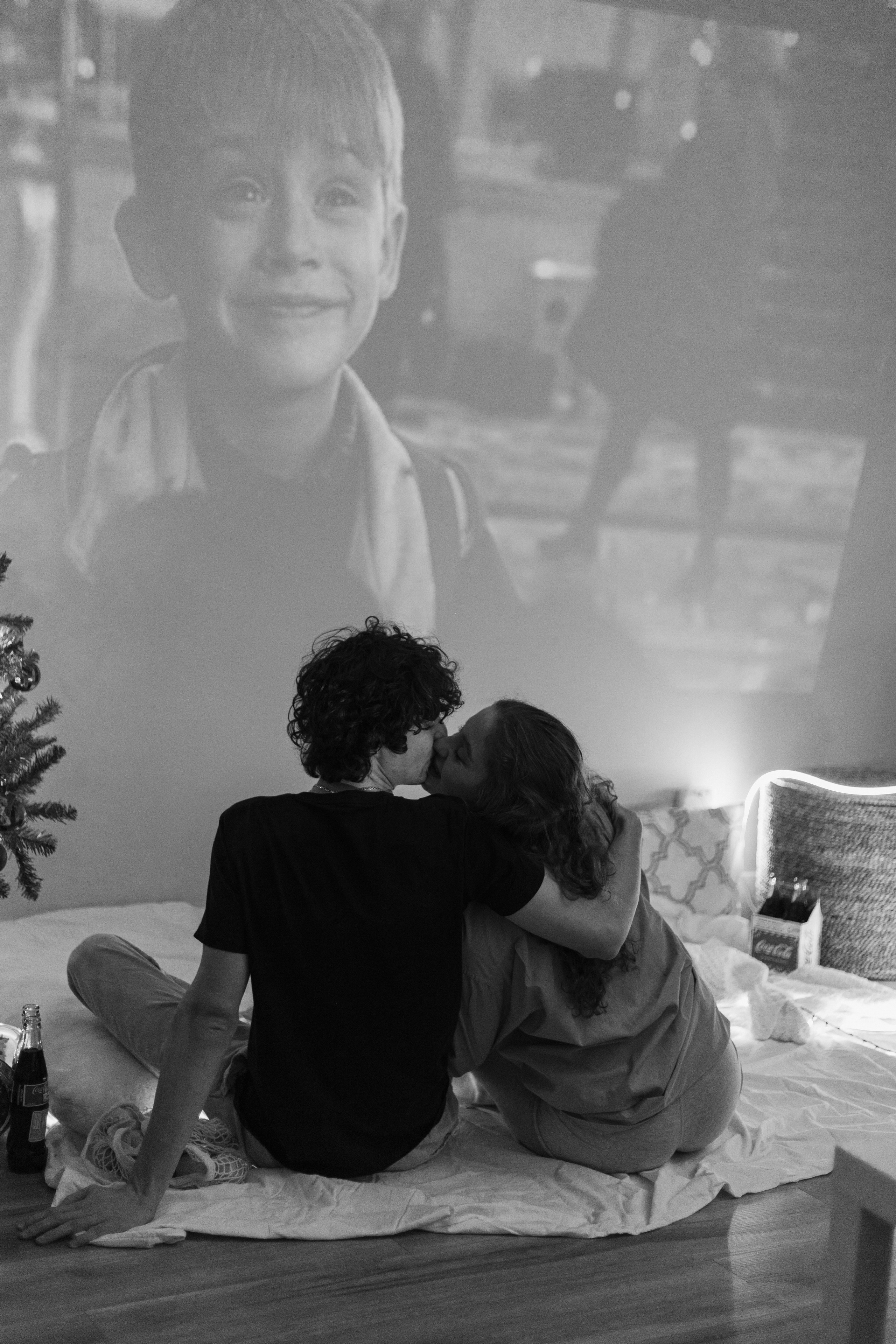 Christmas magic together. Home