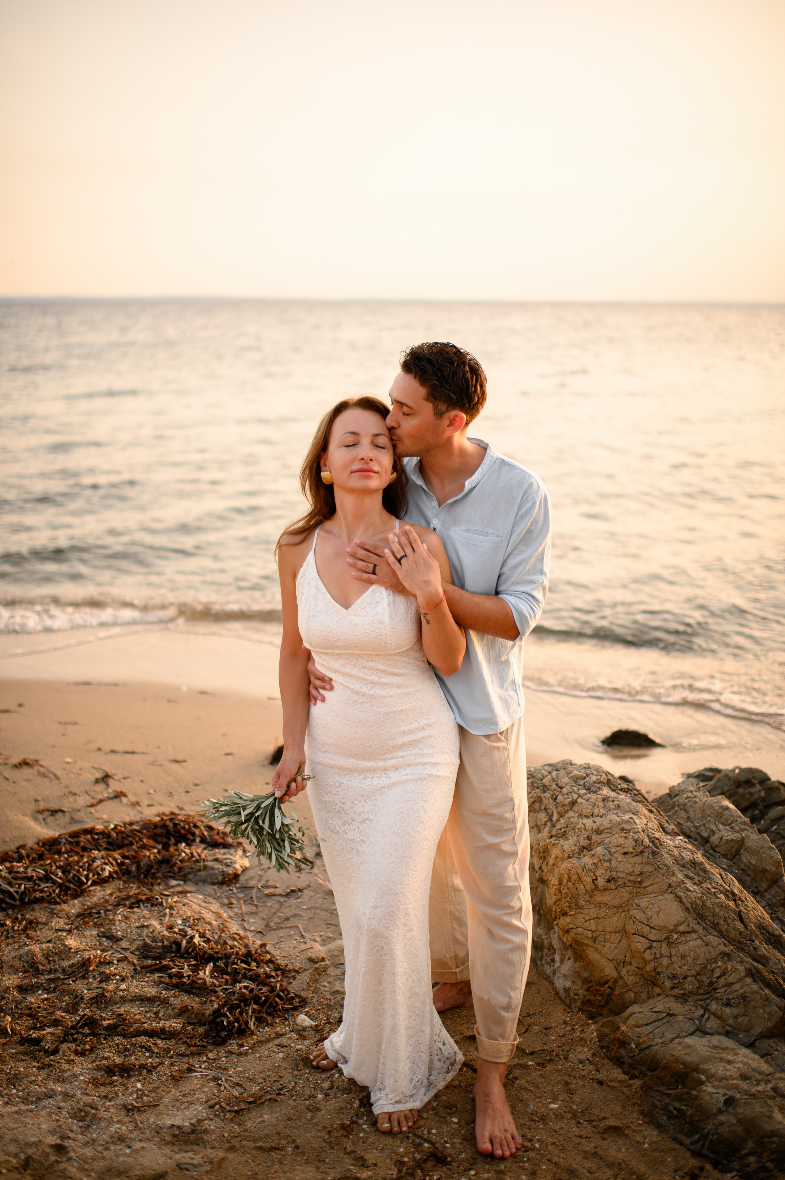 Elopement Beach Halkidiki. Family, children, portrait, and event photography in Thessaloniki