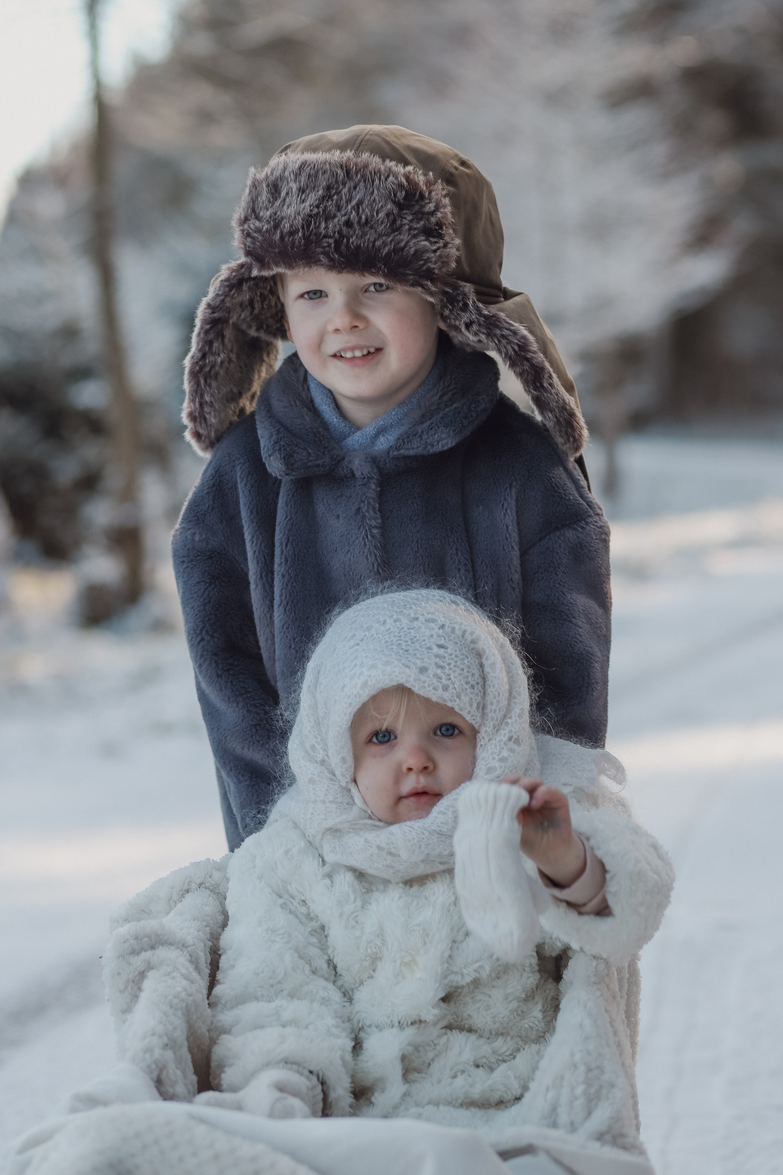 Winter-Shooting. Olena Fritz Fotografie