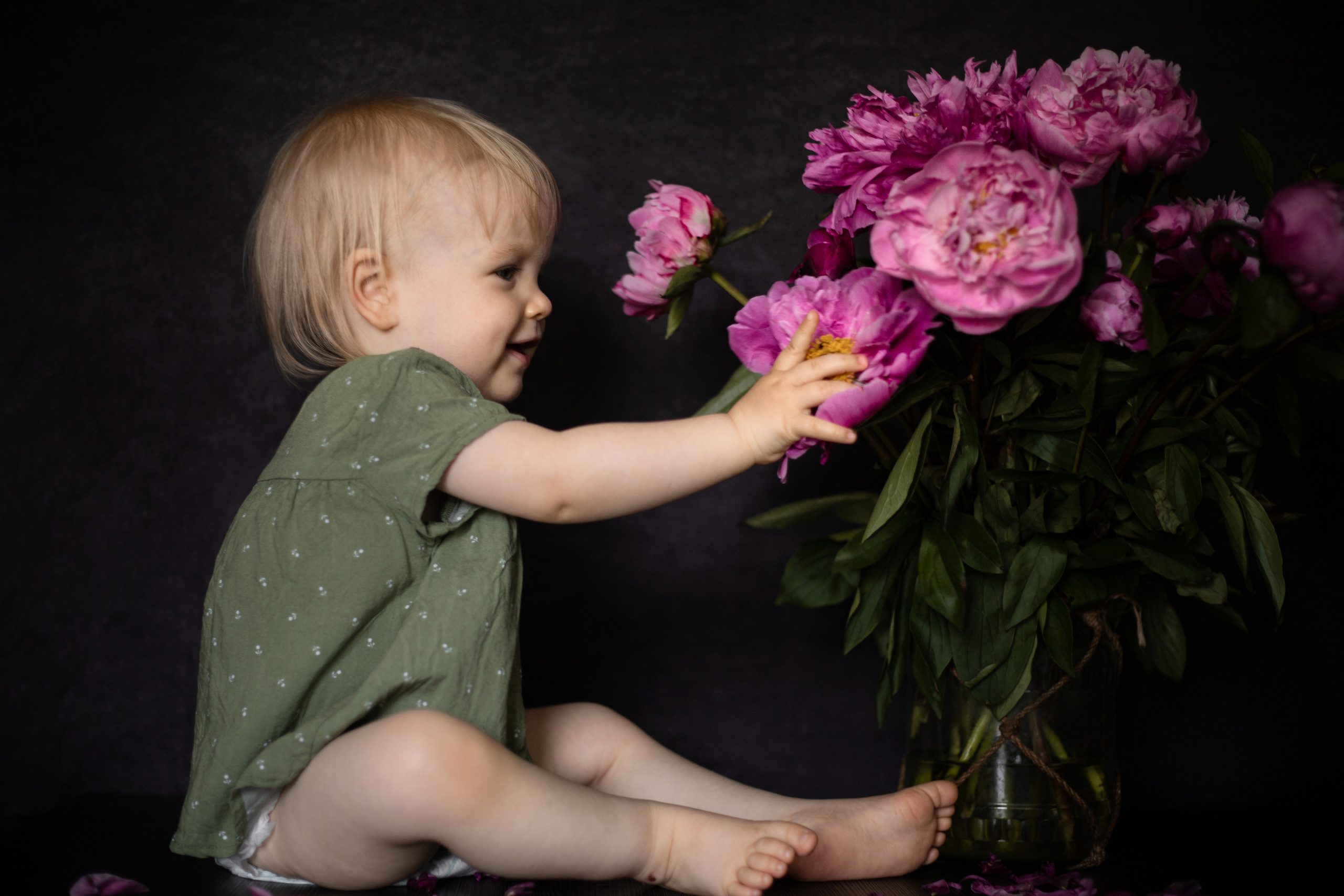 Fotografie zu Hause (mit Blumen. Olena Fritz Fotografie