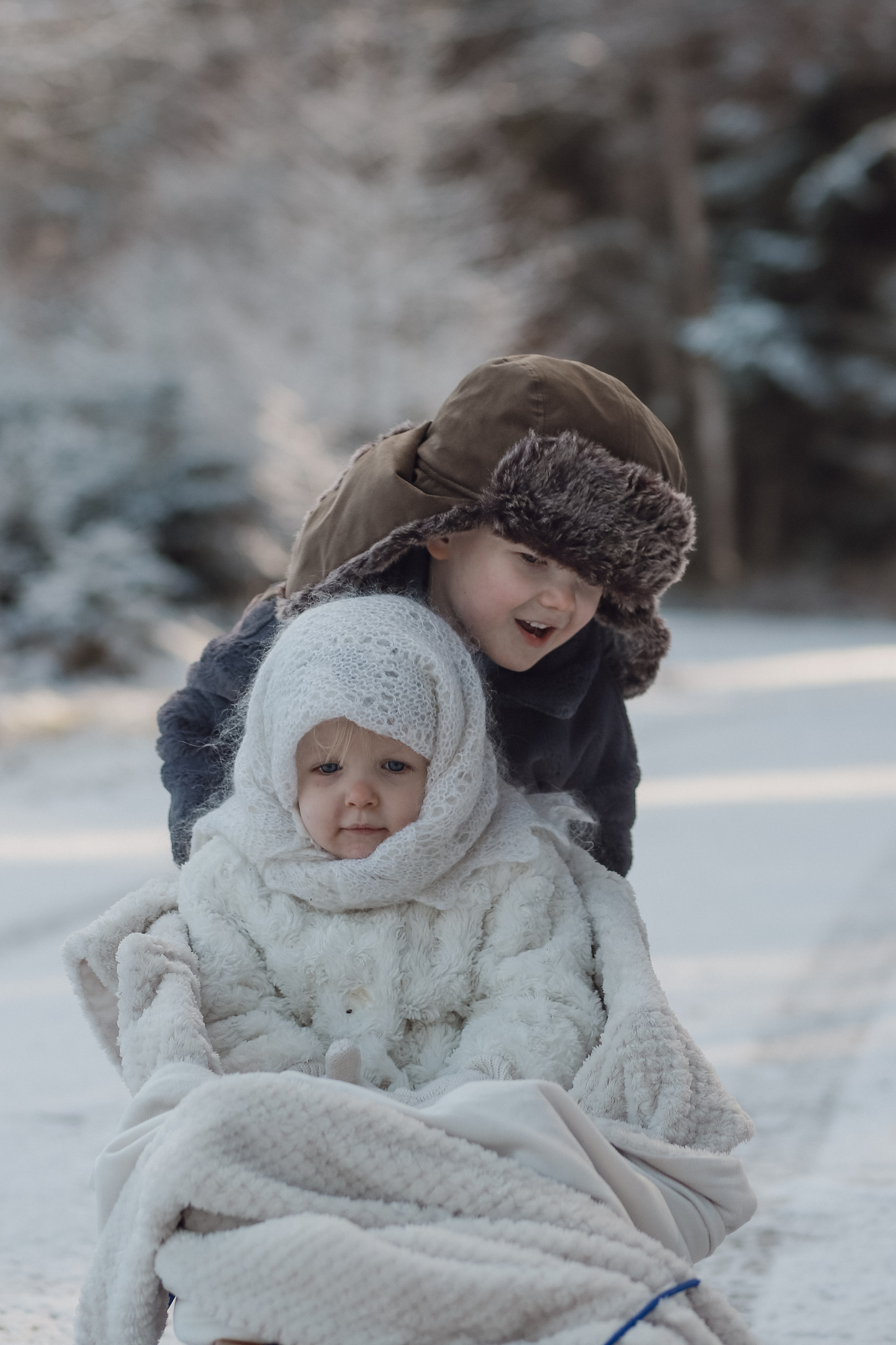 Winter-Shooting. Olena Fritz Fotografie