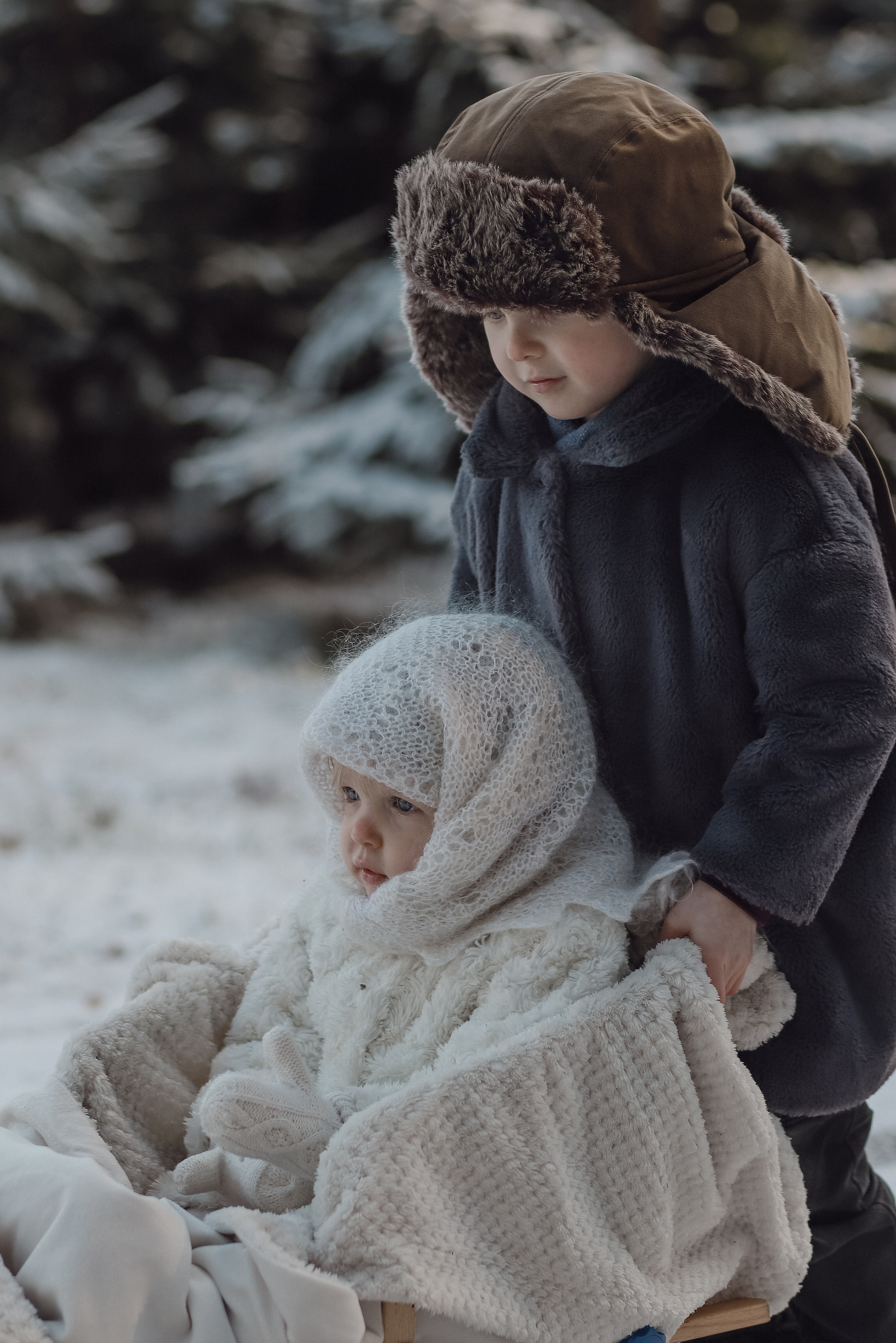 Winter-Shooting. Olena Fritz Fotografie