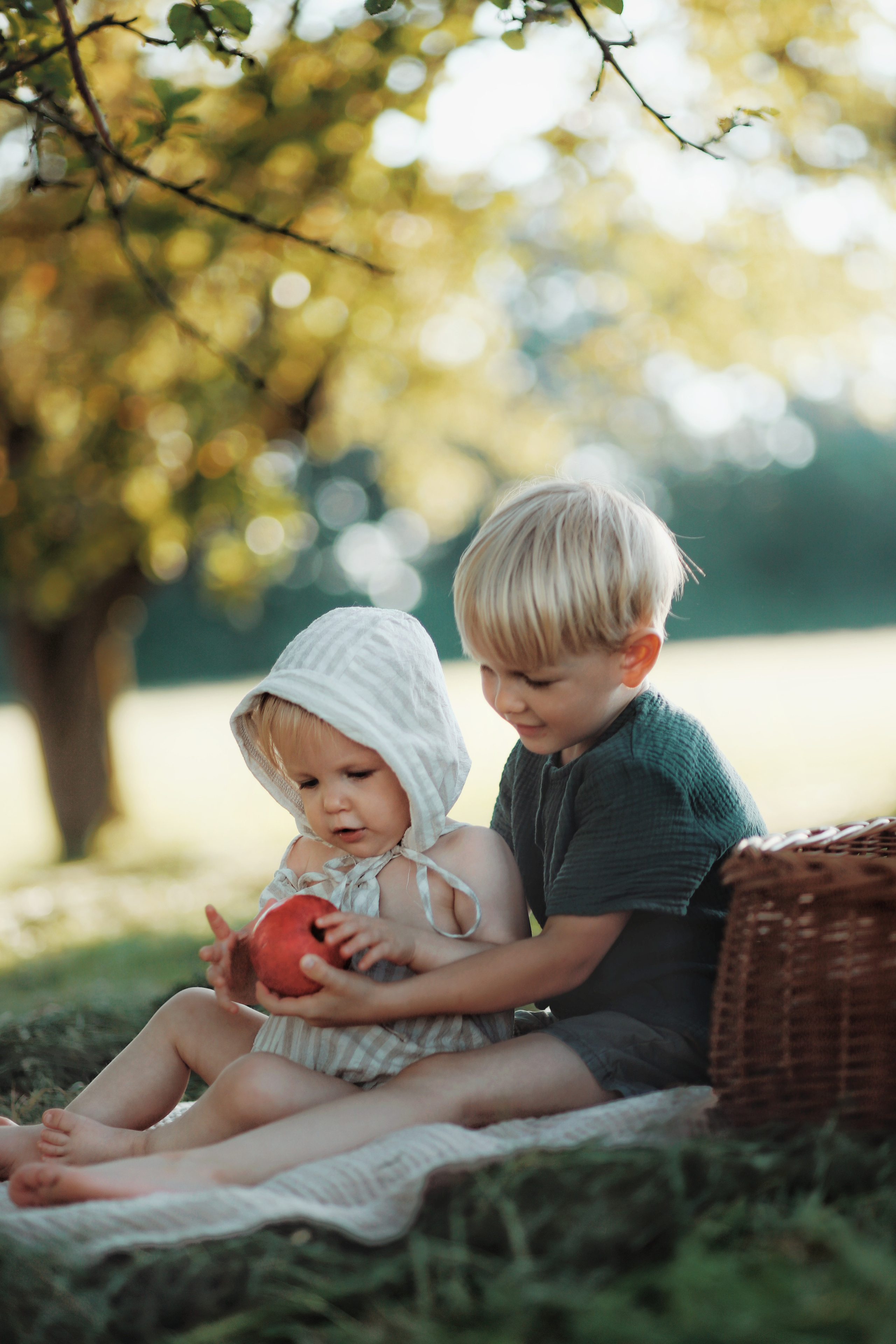 Apfelgarten-Shooting. Olena Fritz Fotografie