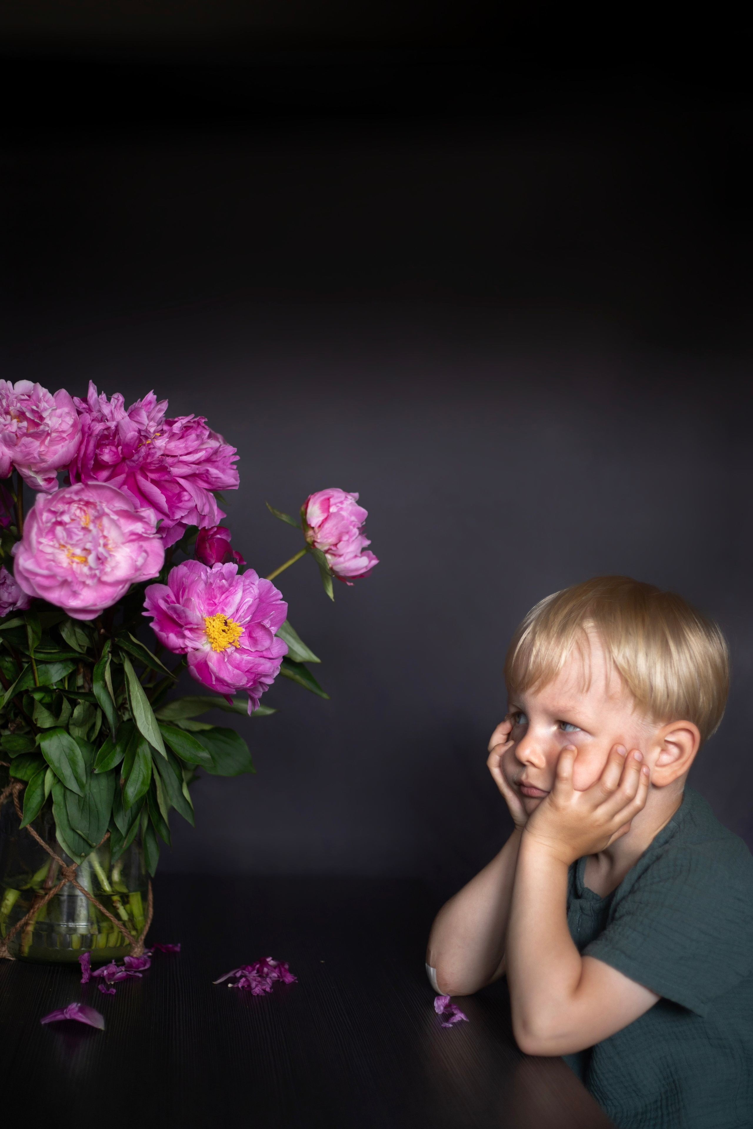 Fotografie zu Hause (mit Blumen. Olena Fritz Fotografie