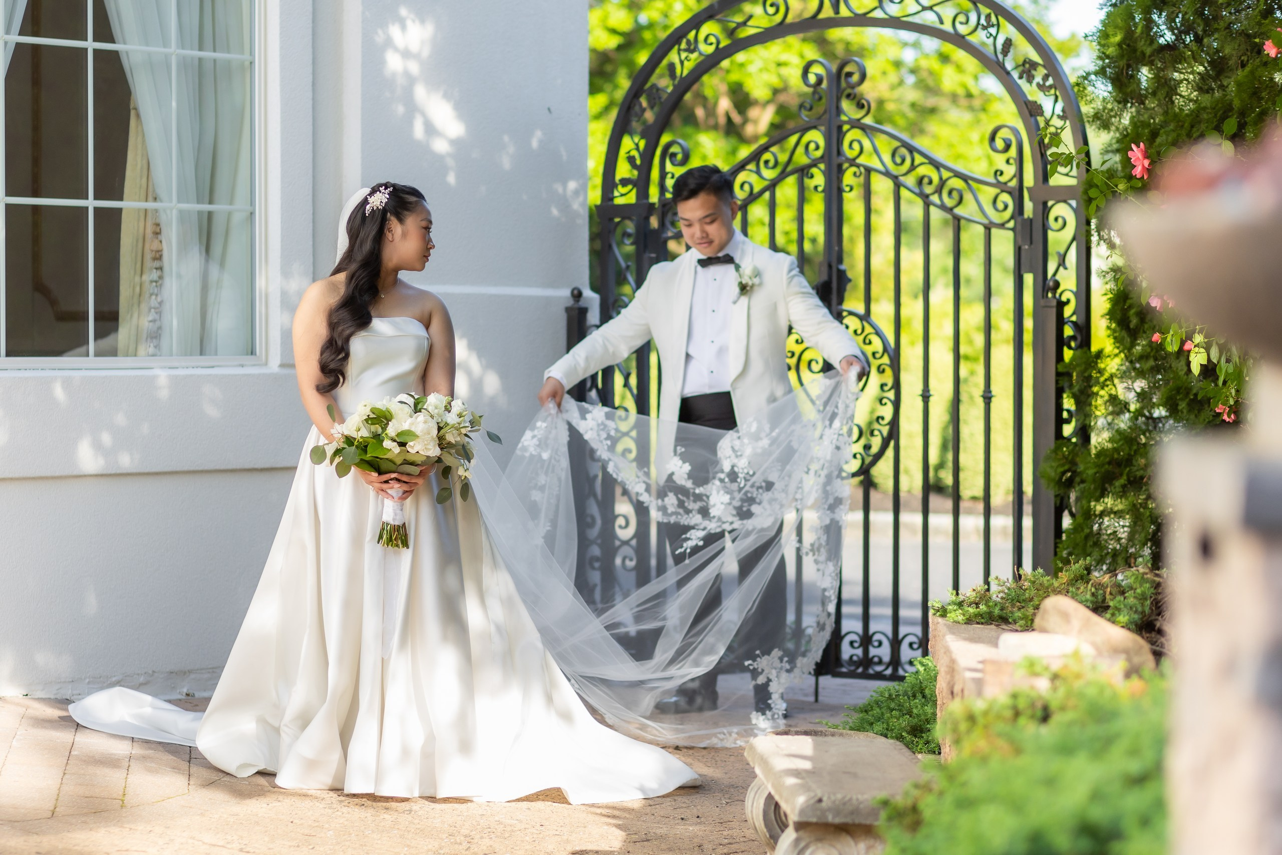 Jasmine and Devin, The Meadow Wood Manor, NJ. Wedding Photo & Video