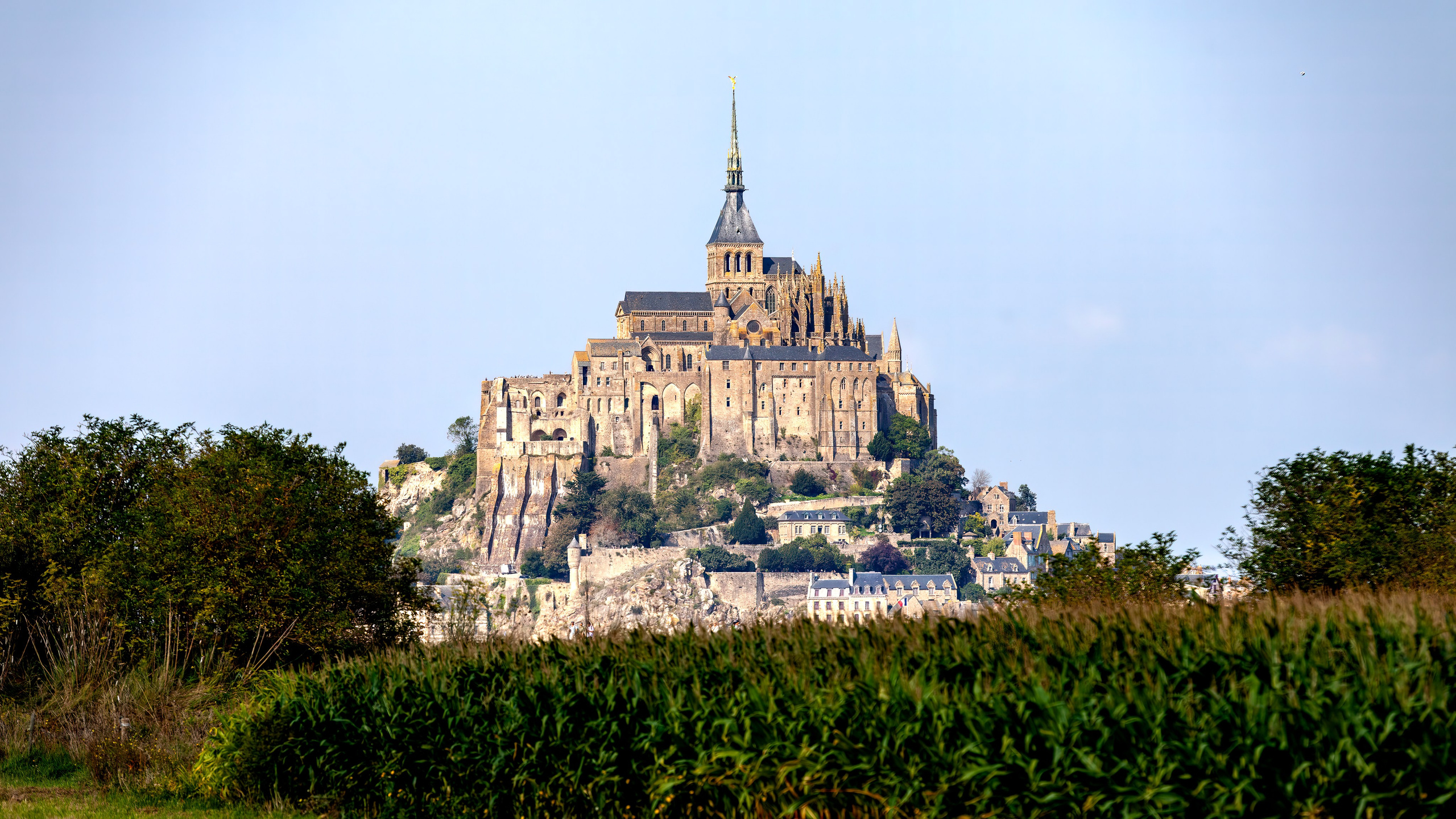 183.Abbey of Mont Saint Michel.France.20.9.2024. Путешествия в формате 360......
