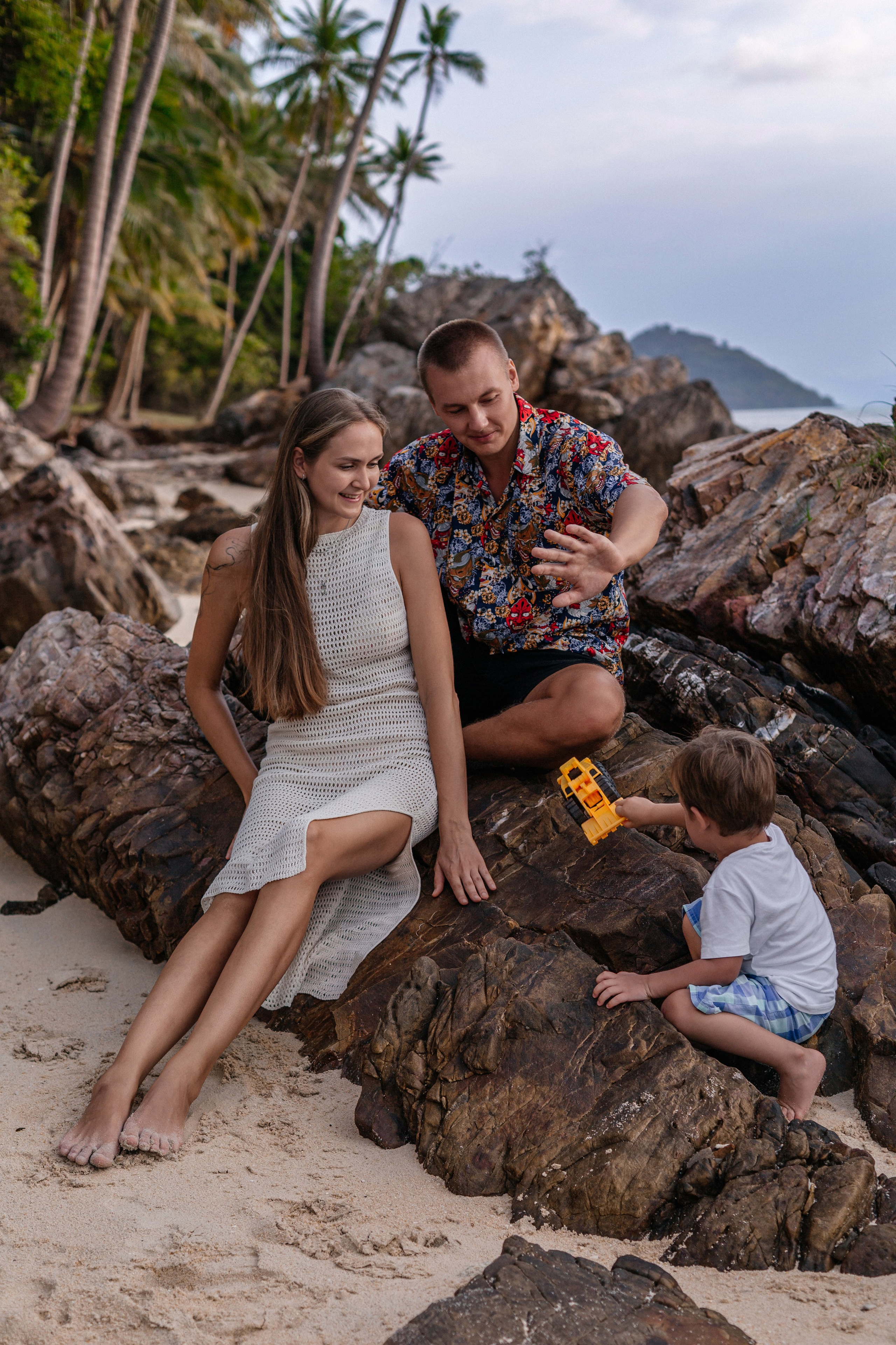 Family -Taling Ngam beach 01.03.2025. Фотограф на Самуи — Фотосессия на Самуи — Фотограф Ксения Шумейко