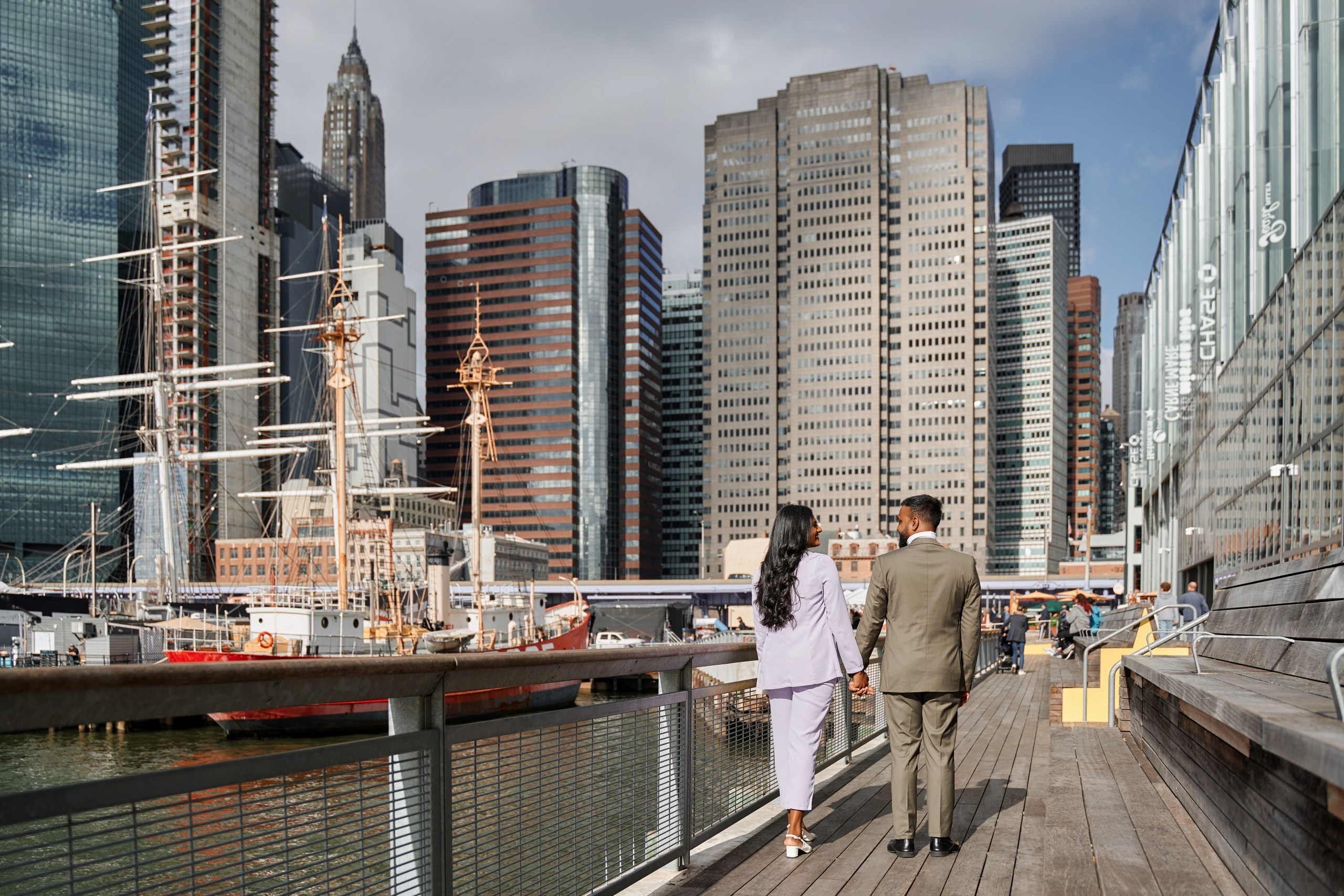 Engagement photo shoot NYC. Professional Wedding and event photographer USA New York