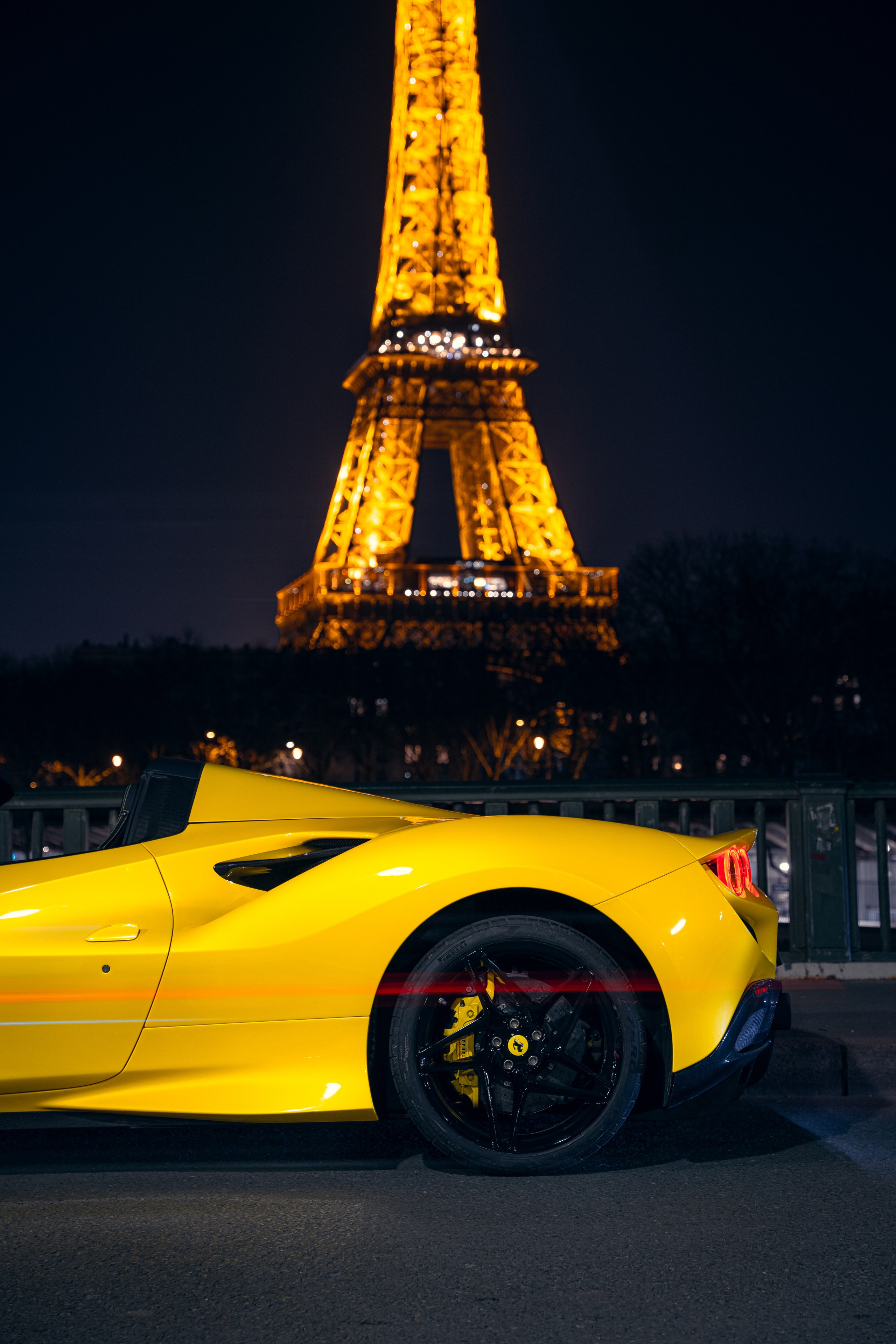 Ferrari F8. Photographe de voitures à Paris — Vitalii Motruk