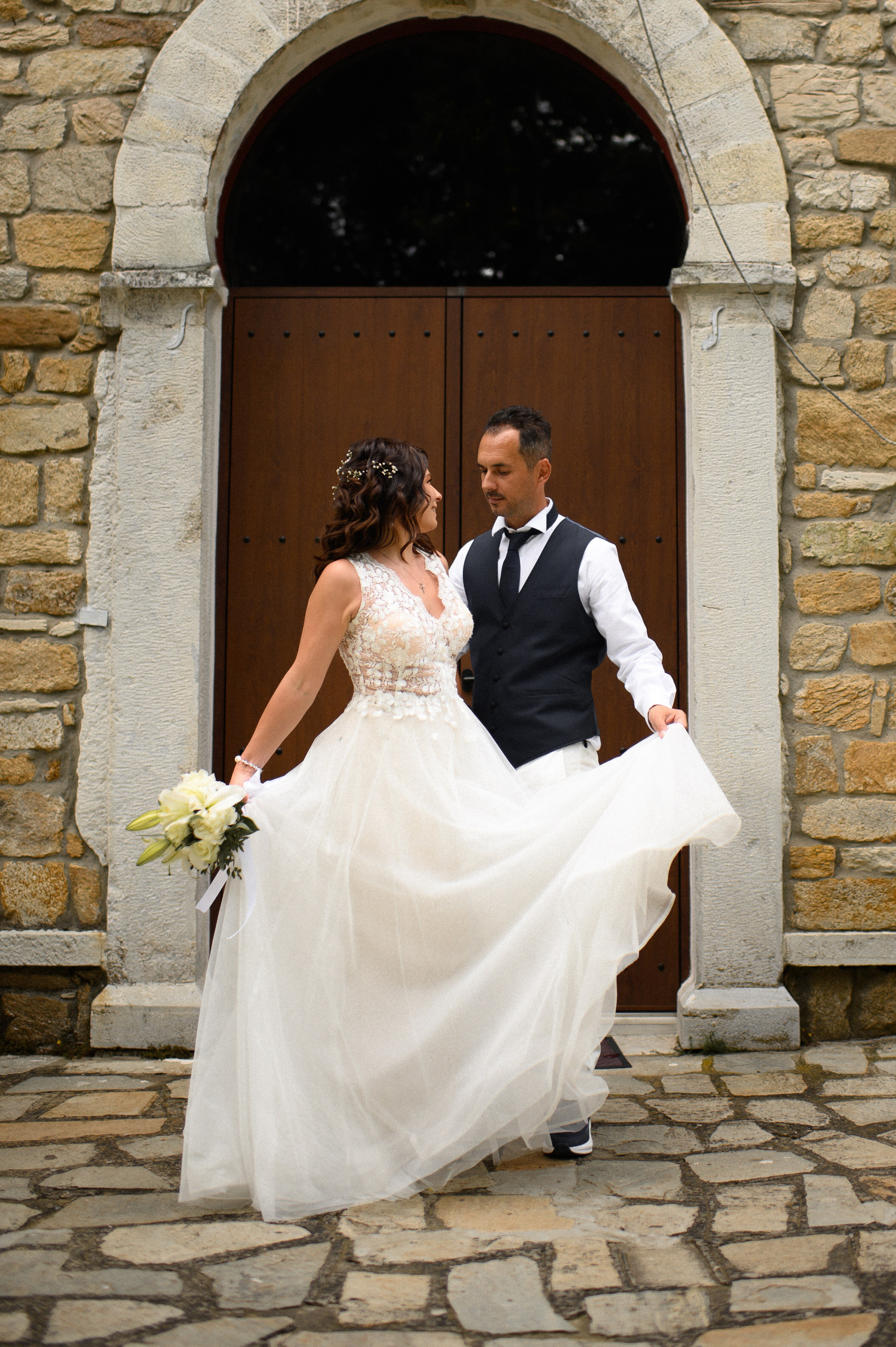 Wedding in Arnia Daria and George. Family, children, portrait, and event photography in Thessaloniki