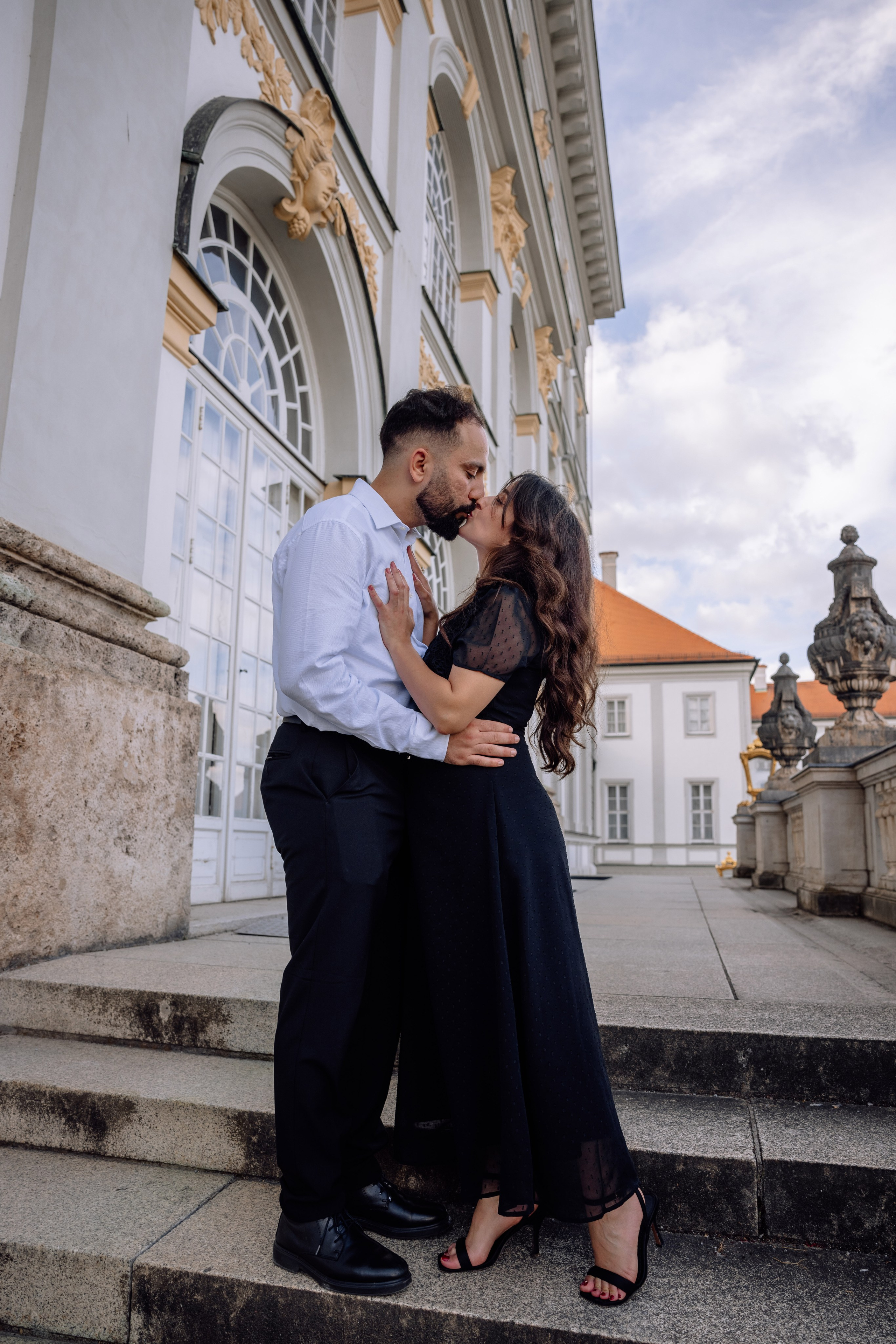 Antrag am Schloss Nymphenburg. Hochzeitsfotograf München Taufe Familienfotograf Tanja Mauke