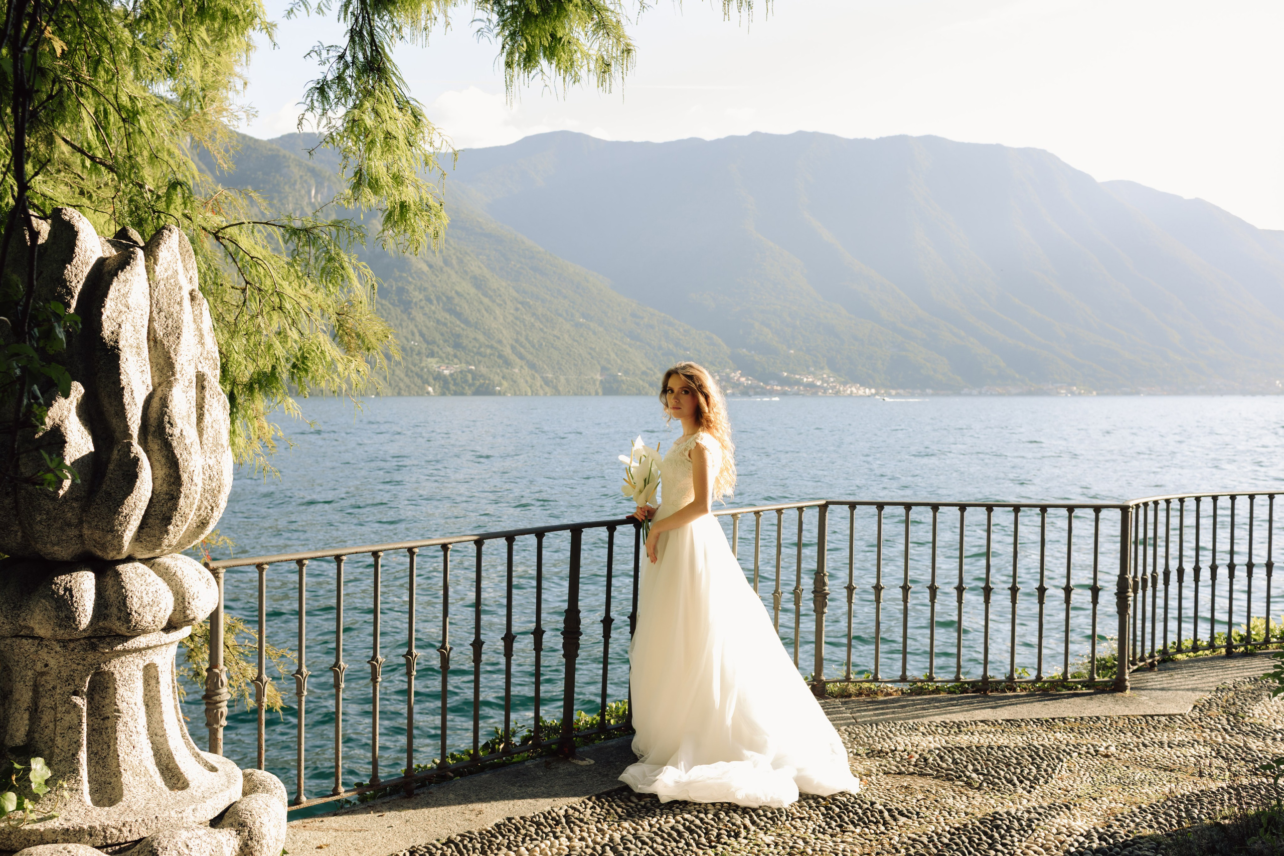 Intimate Elopement by Lake Como in Tremezzo, Italy — Ivanka and Stas. Liza Bizzaro — Italy Wedding, Love Story & Portrait Photographer in Milan, Turin, Piedmont and Across Italy
