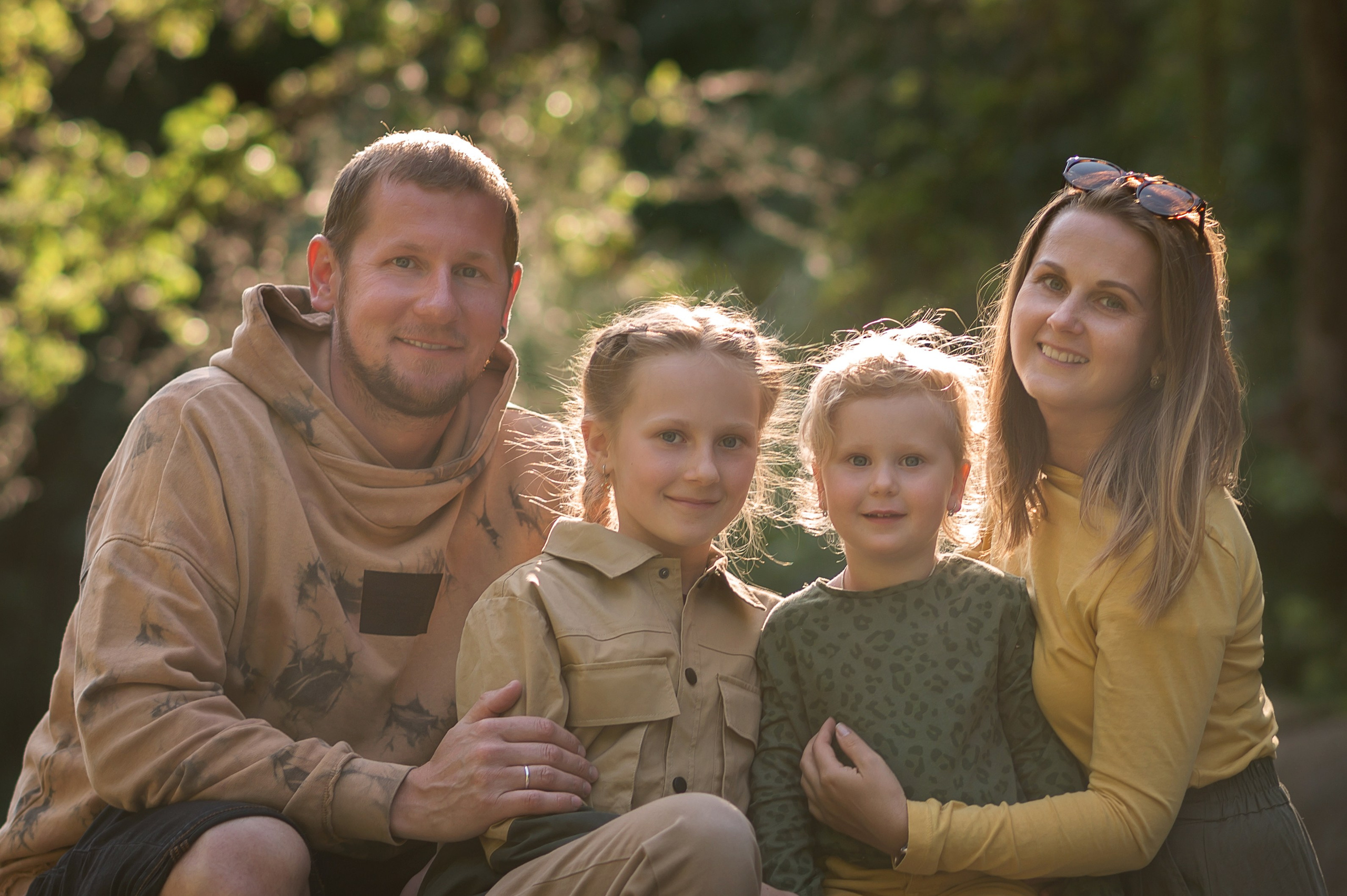 Семейная фотосессия на природе. Семейный и детский фотограф в Минске Надежда Савицкая