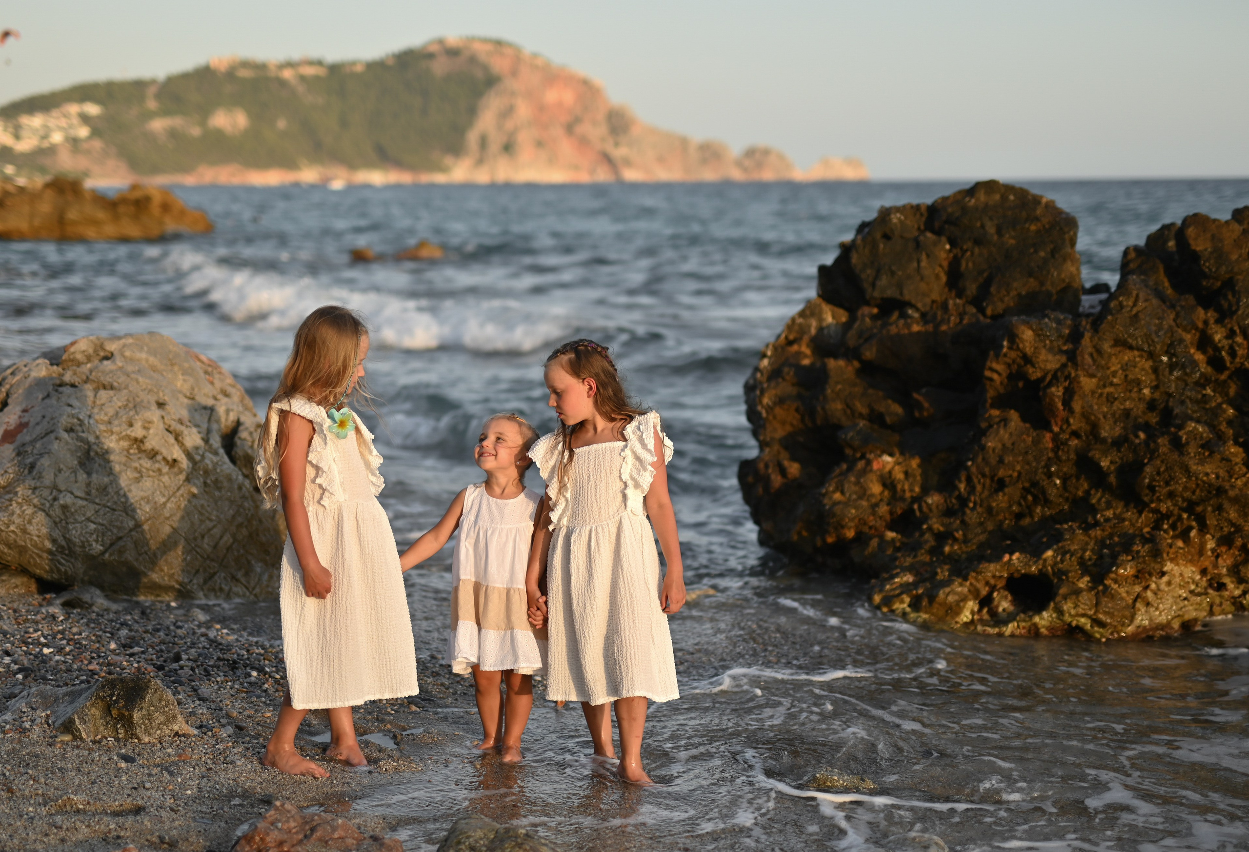 Семейная съемка на пляже Клеопатра. Photographer in Alanya, Side, Manavgat. Türkiye