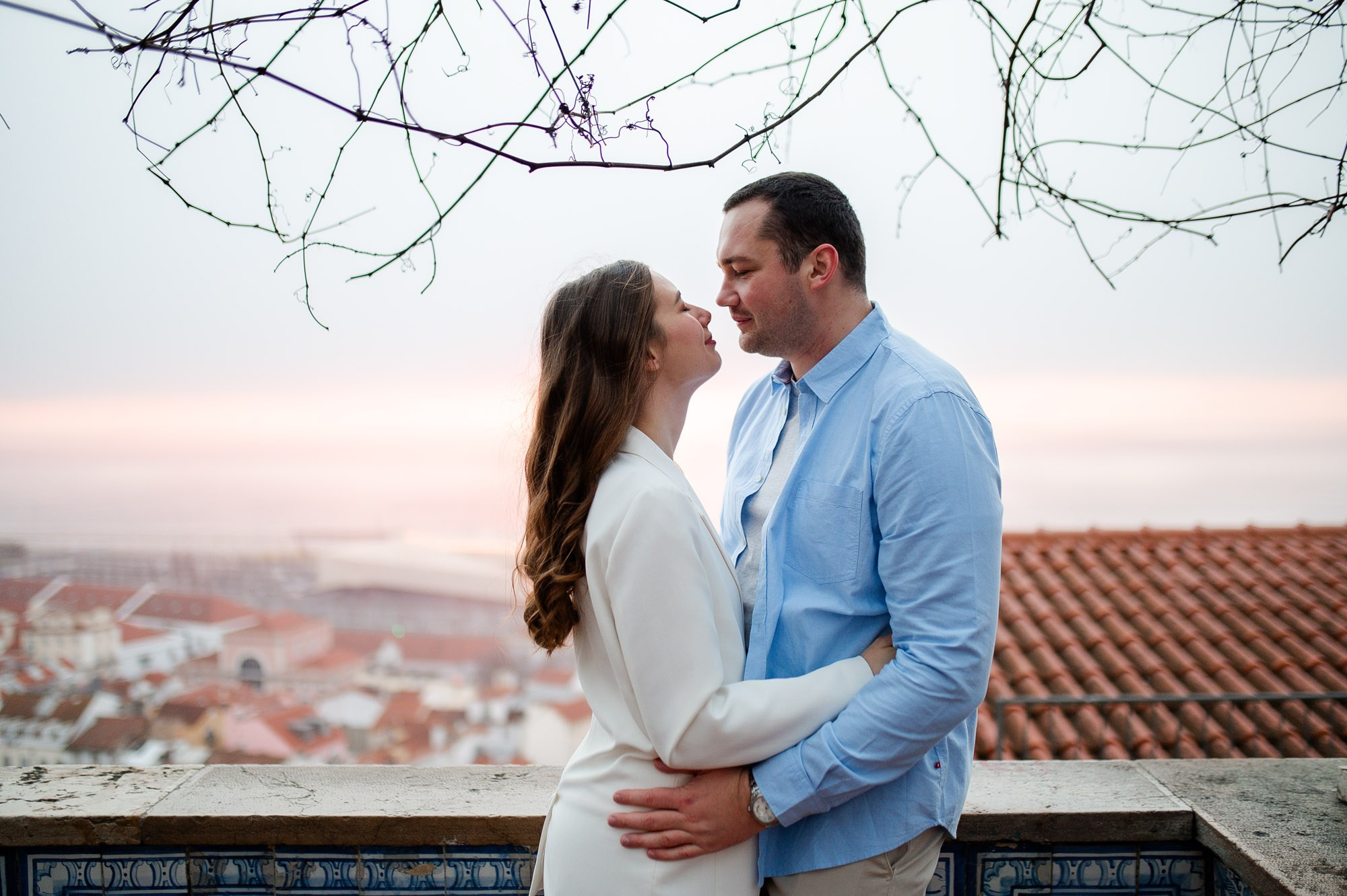 Alfama and Praça do Comércio are two iconic locations for photo shoots in Lisbon