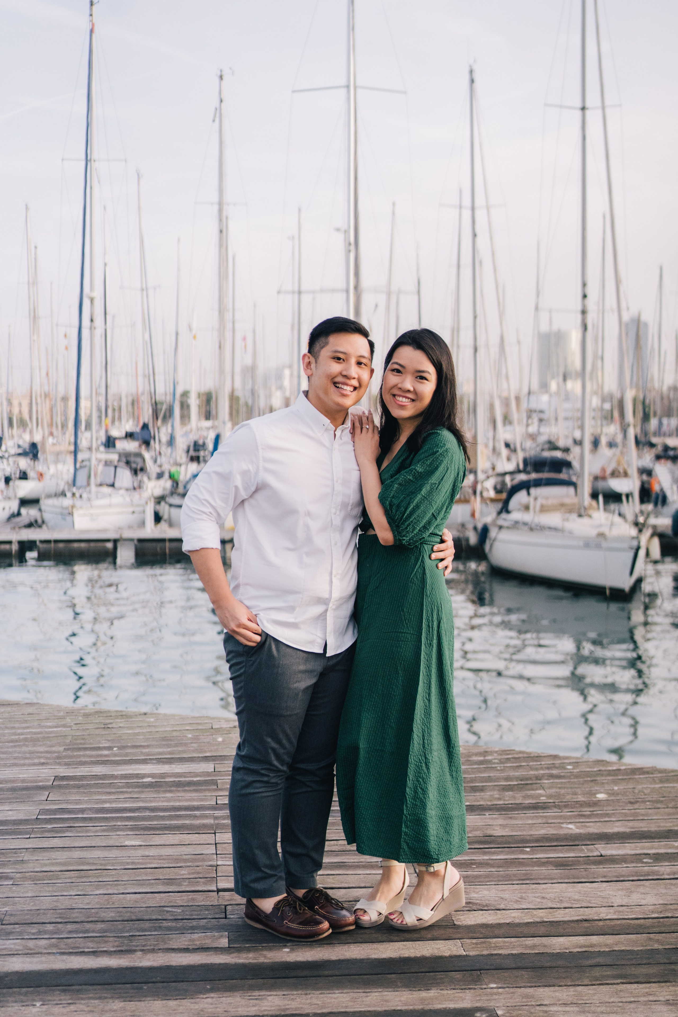 LoveStory in Gothic Quarter. Photographer Kristina Dorina
