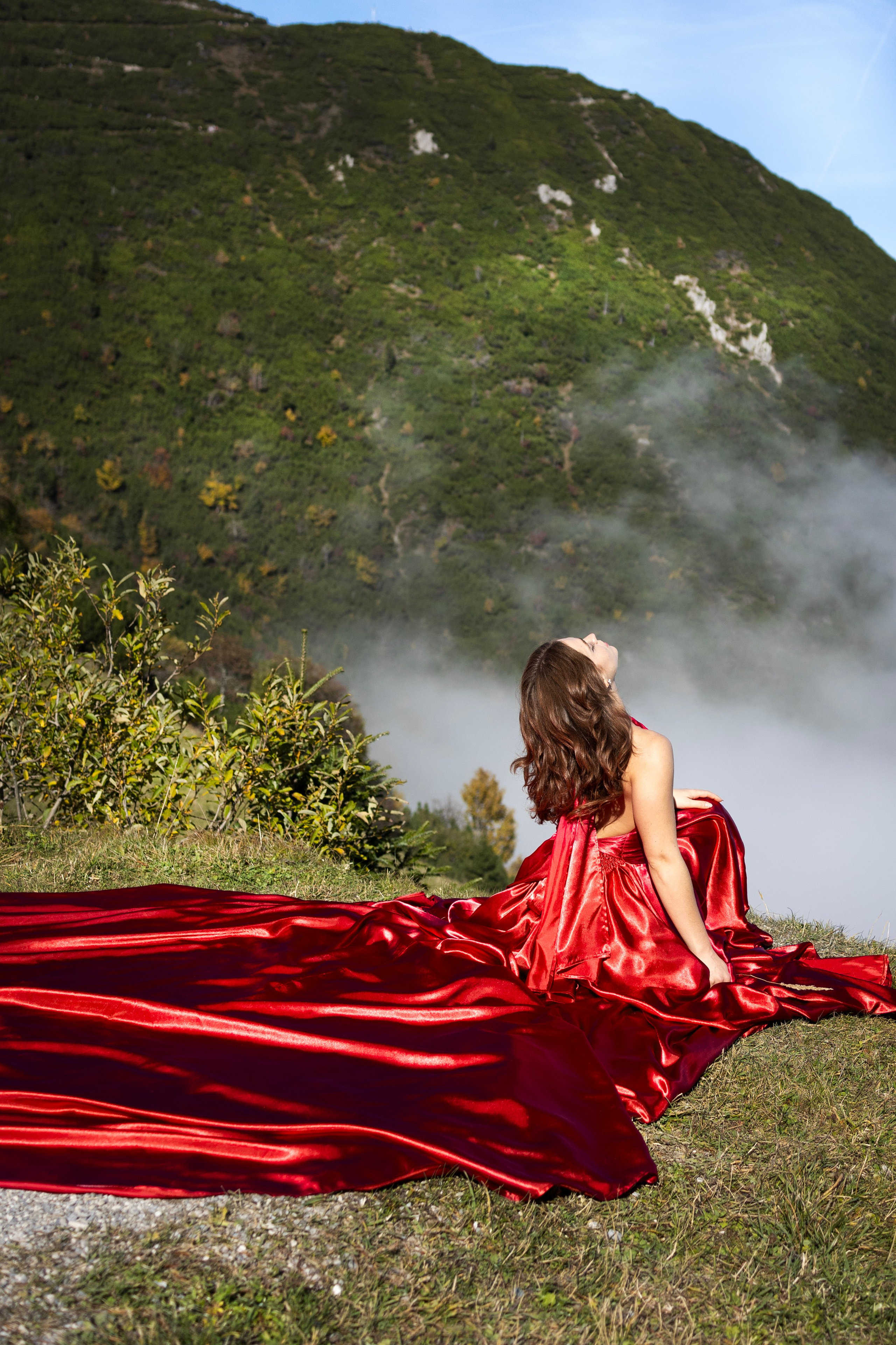 Shooting in the mountains. Photographer in Munich