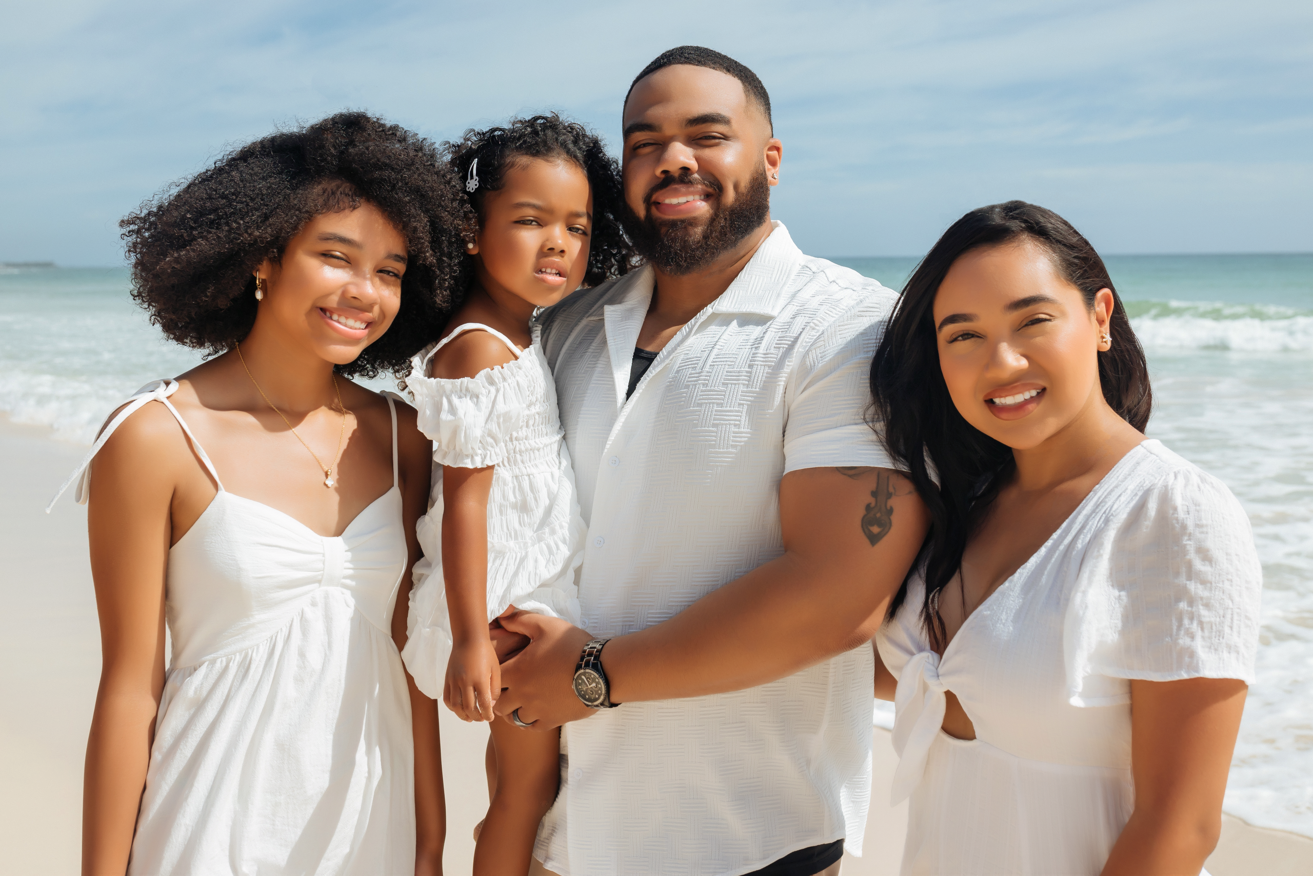 Macao beach family photo shoot (Morning). Photographer in Punta Cana Anni Robles