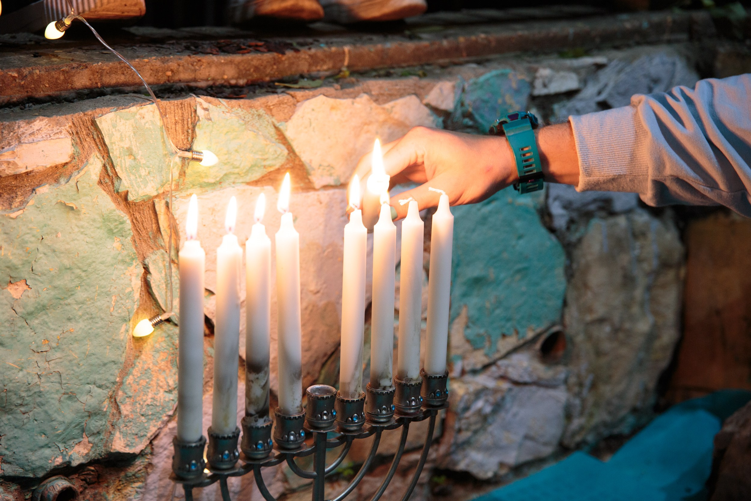 Городская Ханука Хайфа 2023. Портретный и репортажный фотограф в Израиле Рома Бирман