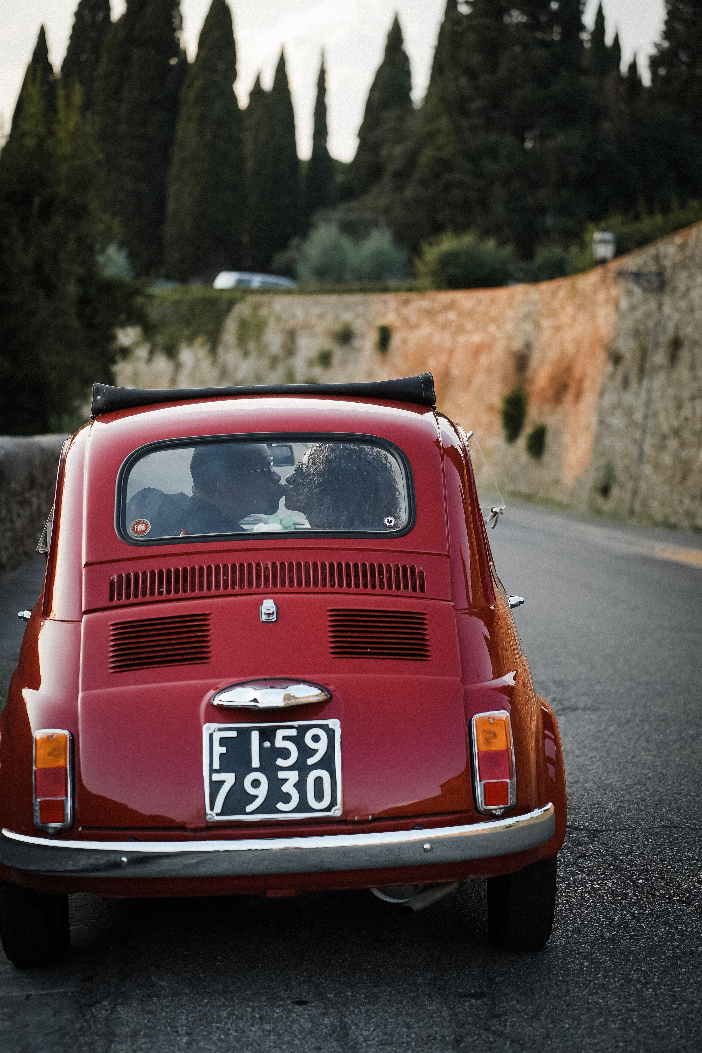 FIAT 500. Wedding Photographer in Italy