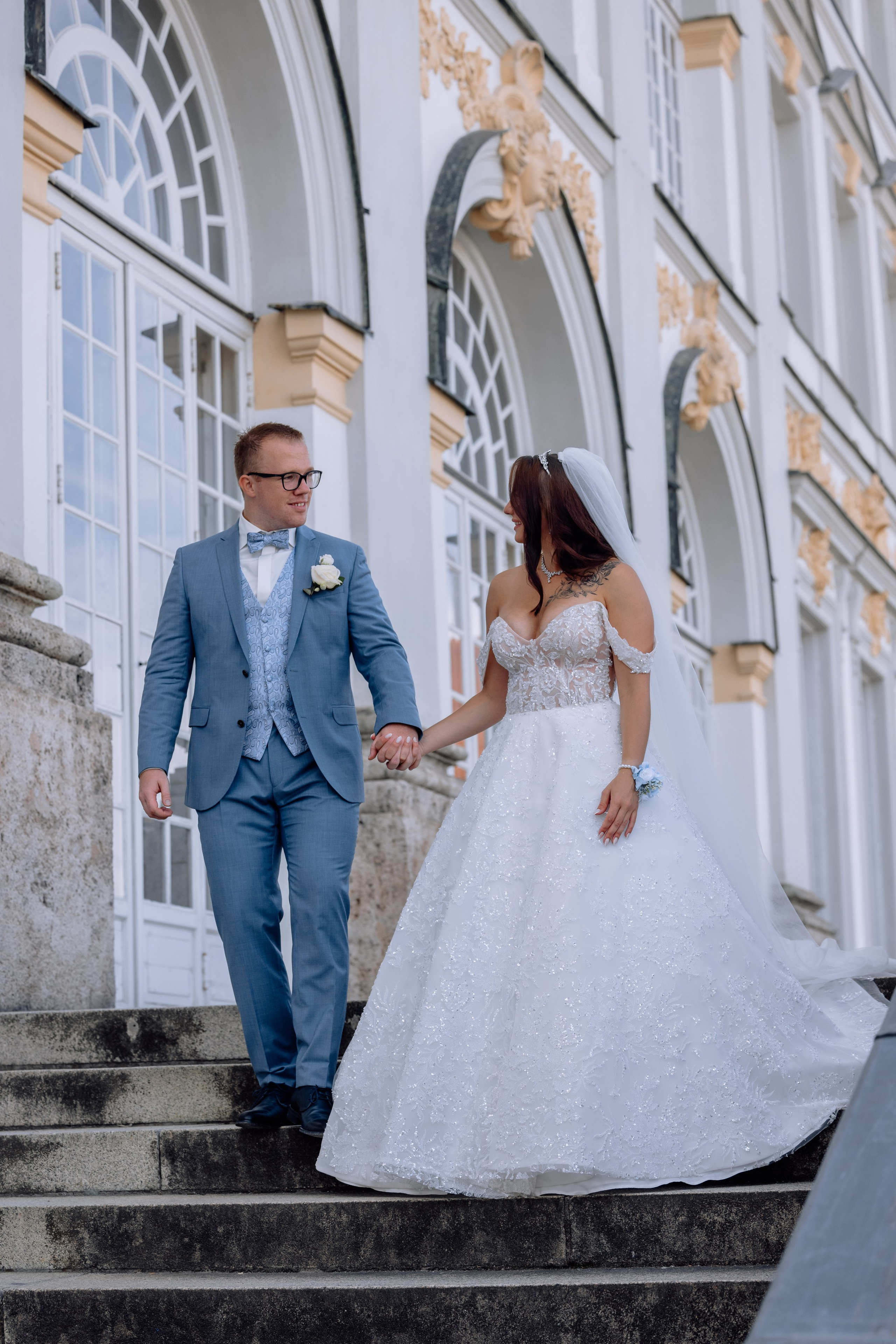 Hochzeit im Schlosscafé im Palmenhaus & Schloss Nymphenburg. Hochzeitsfotograf München Taufe Familienfotograf Tanja Mauke