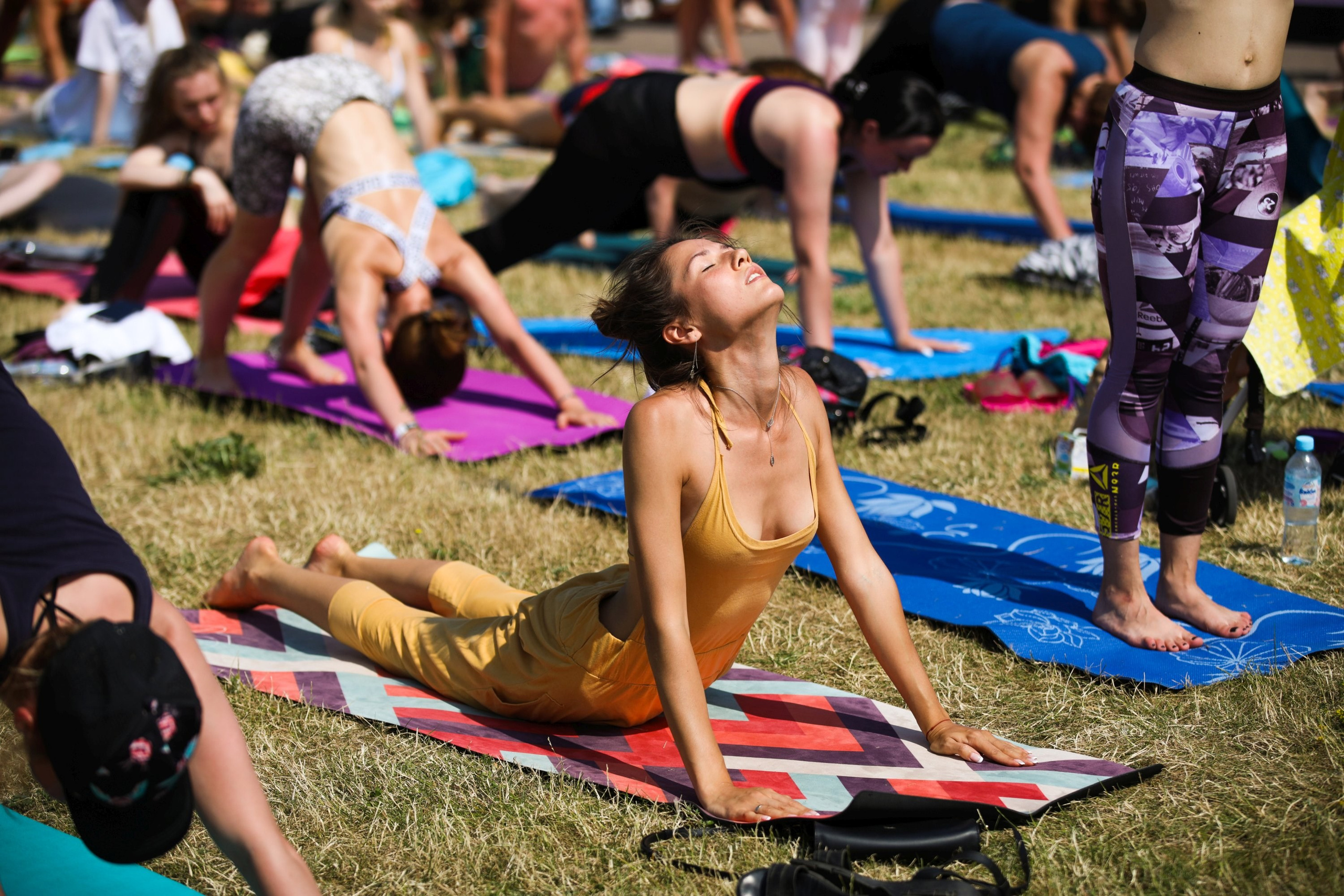 Yoga Day. True Story Photography