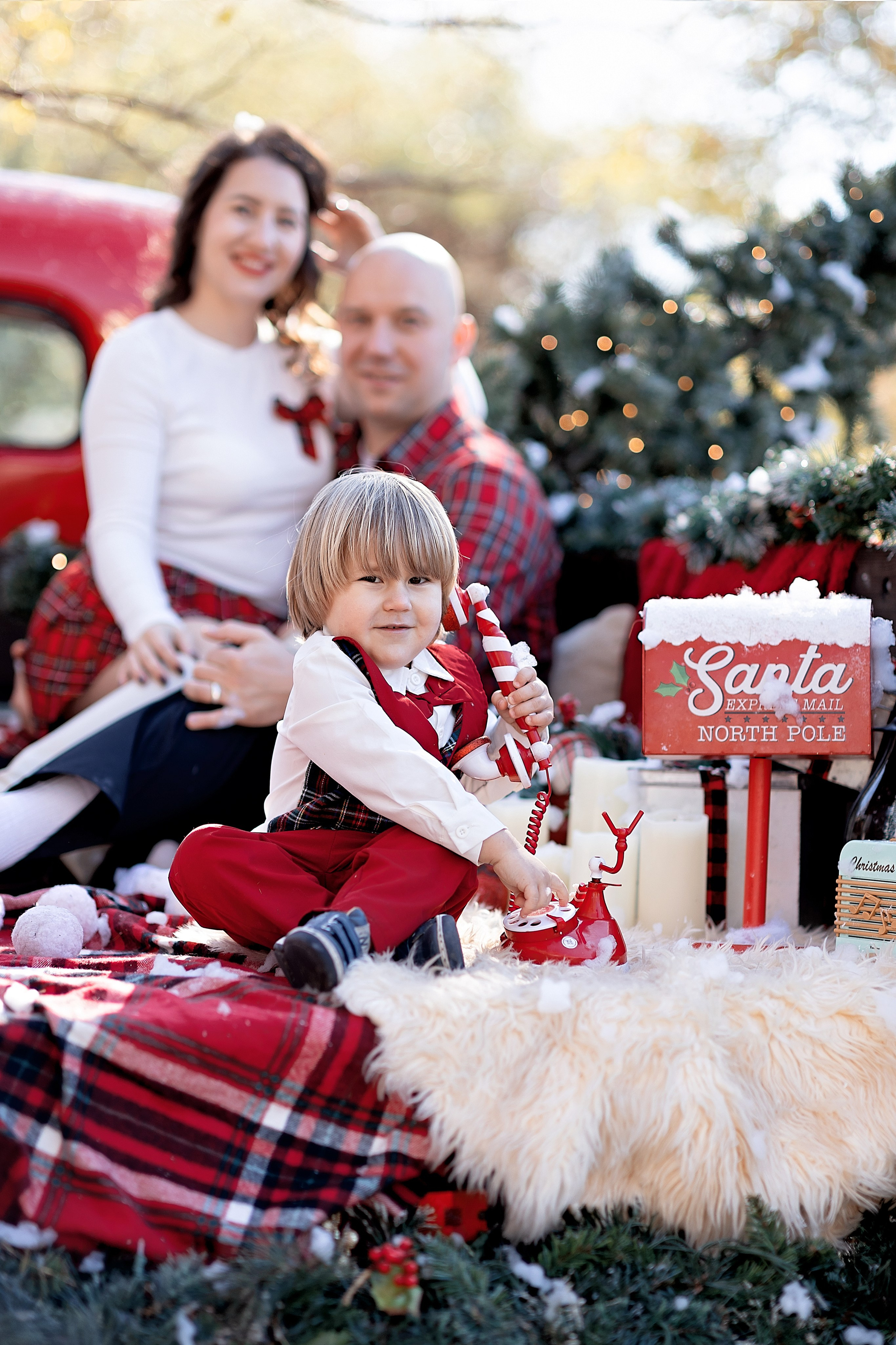 Christmas Truck. Professional photographer in NYC Kristina Bagdasaryan