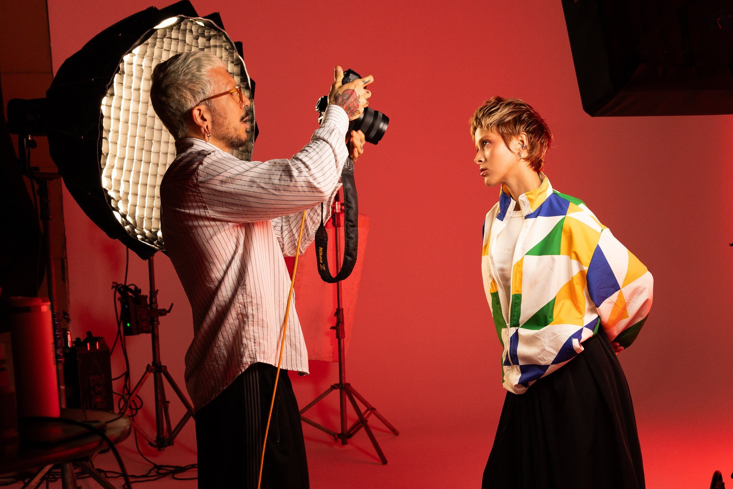 Bastidores Shooting Day com Fernando Schlaepfer