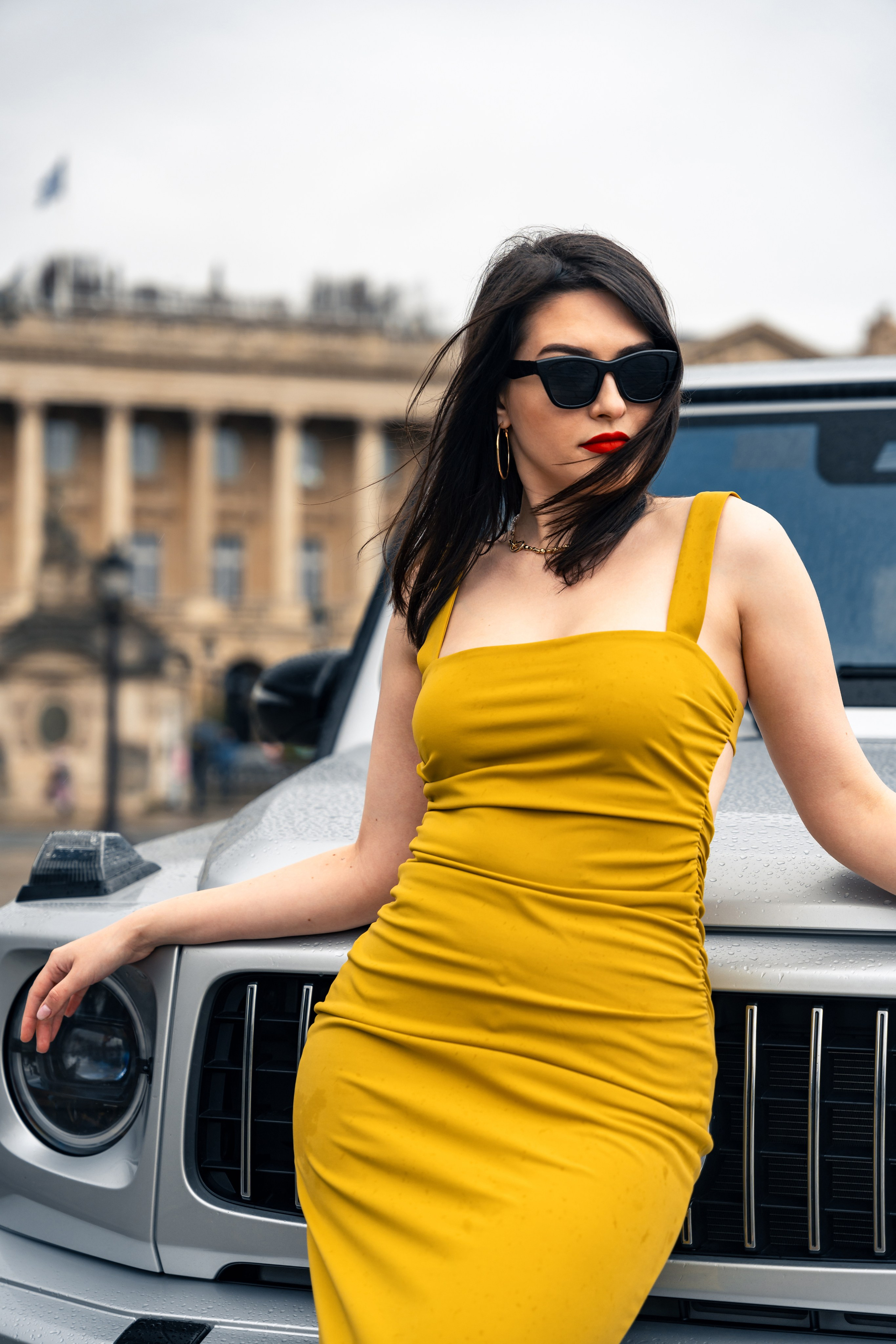 Nataliia x G63 AMG. Photographer in Paris — Vitalii Motruk