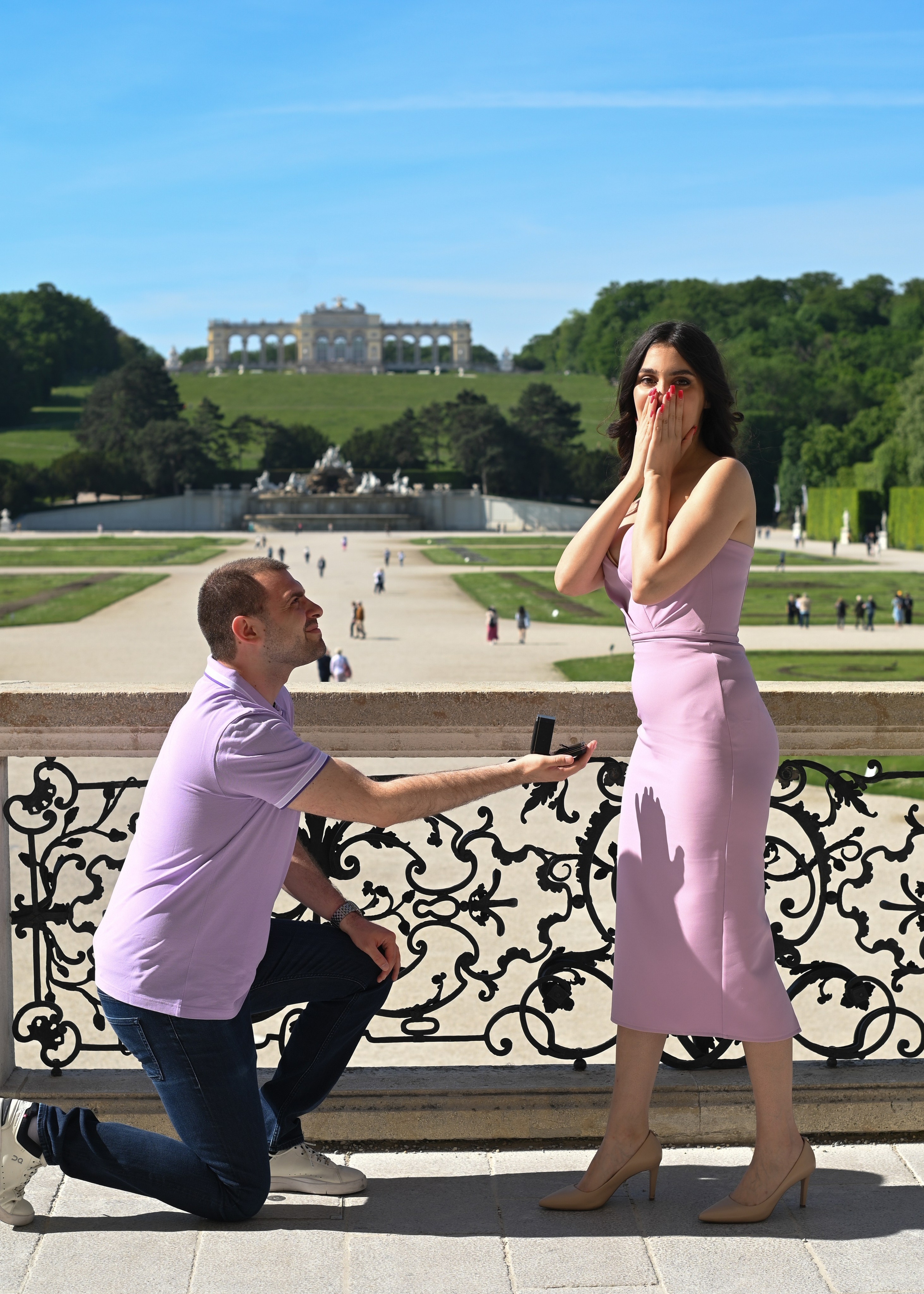 Lazar & Liviana in Vienna. Photo Vienna and Bratislava