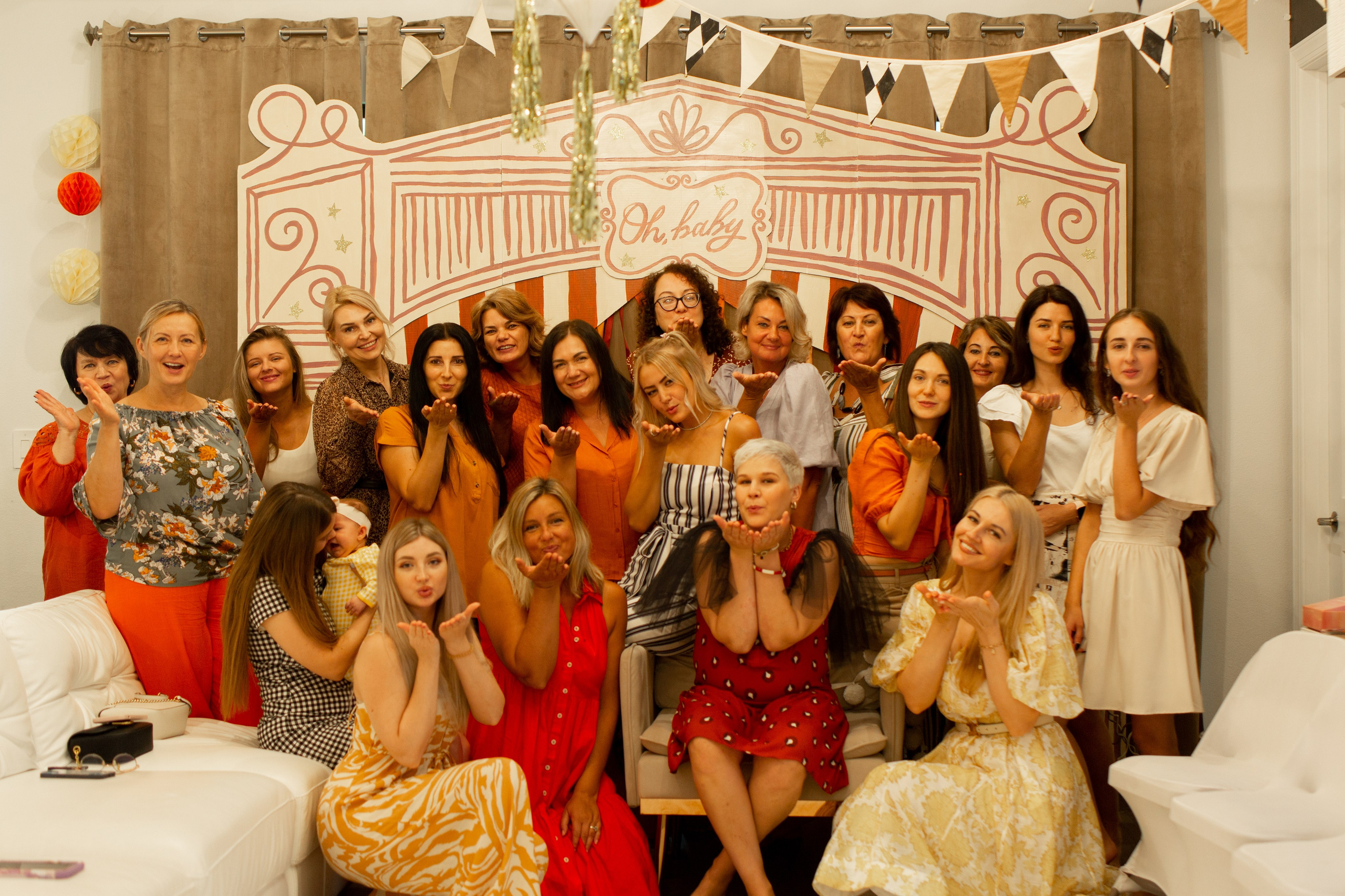 Asya Baby Shower. Photographer Vladmir Gladkov