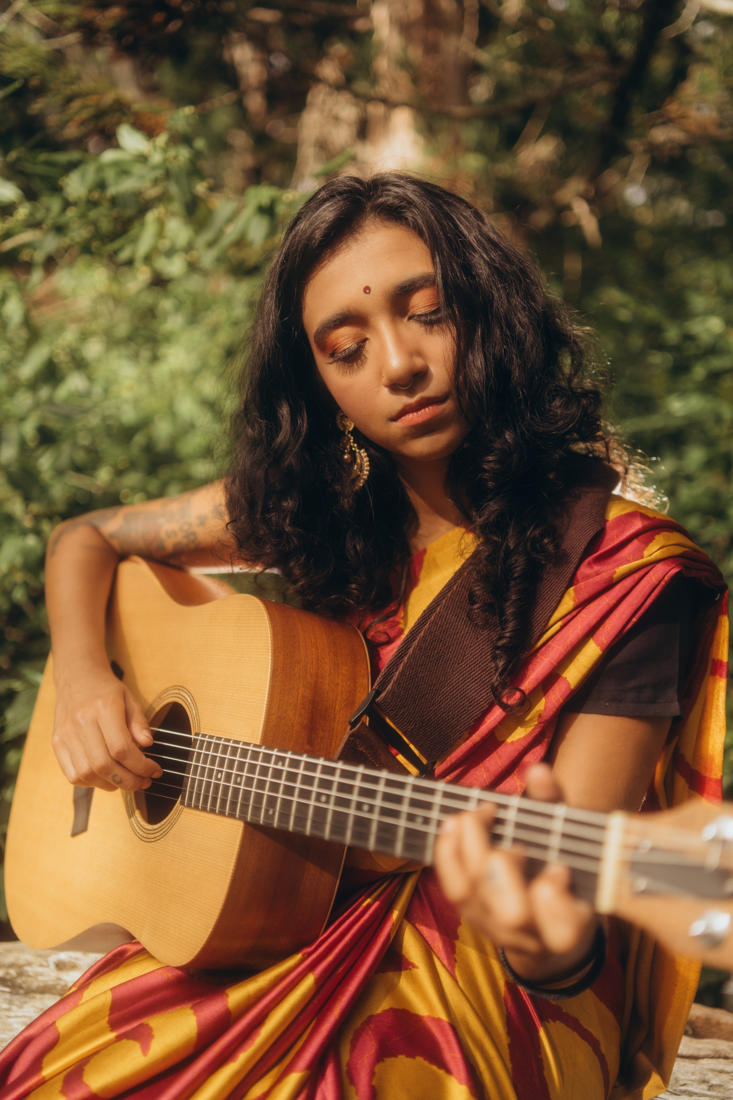 Debut Album Photoshoot for Rhode Island Musician. Daria Deschain Cinematic Photography in Connecticut