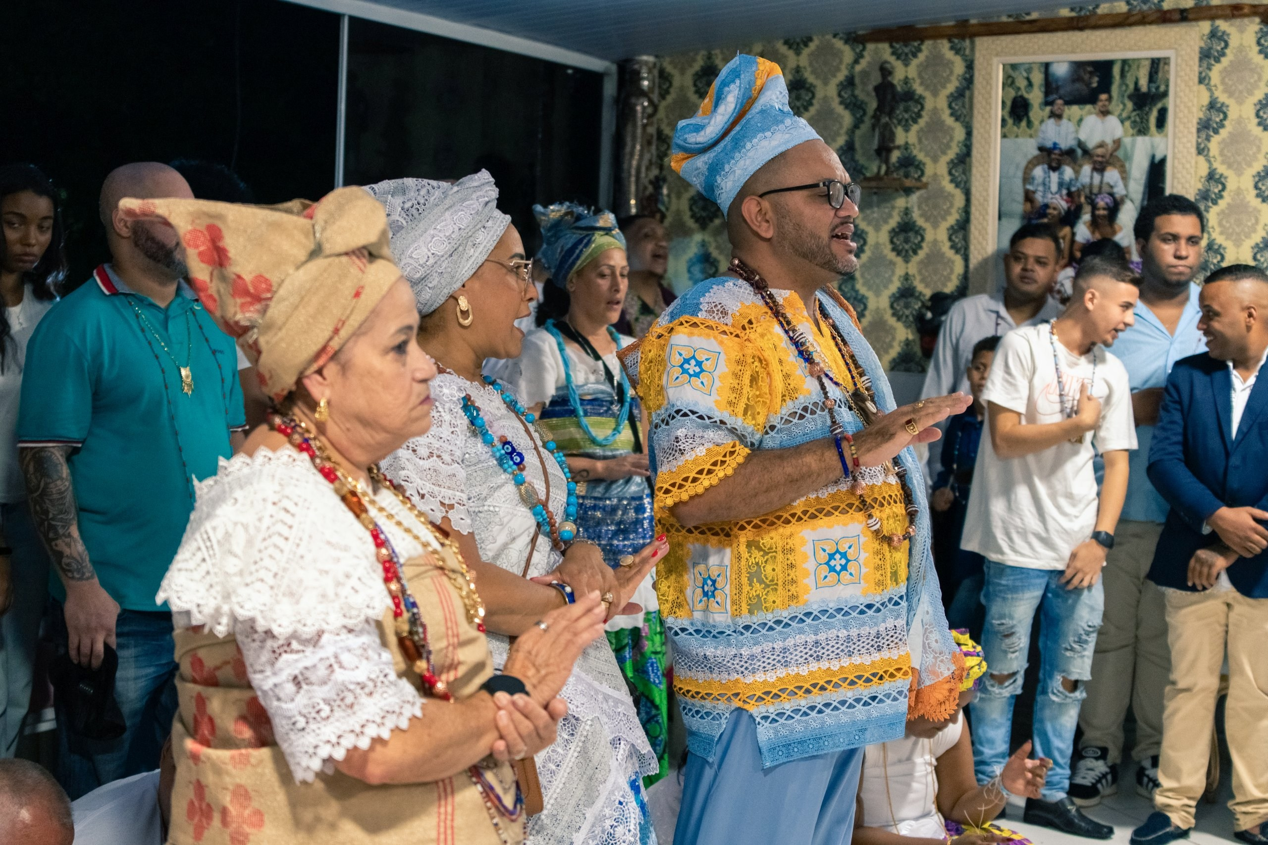 19/04/2025 — Iniciação Oloyê Pablo, Ajoyê Maria Júlia e Iyawo Arthur. Aladá Produções