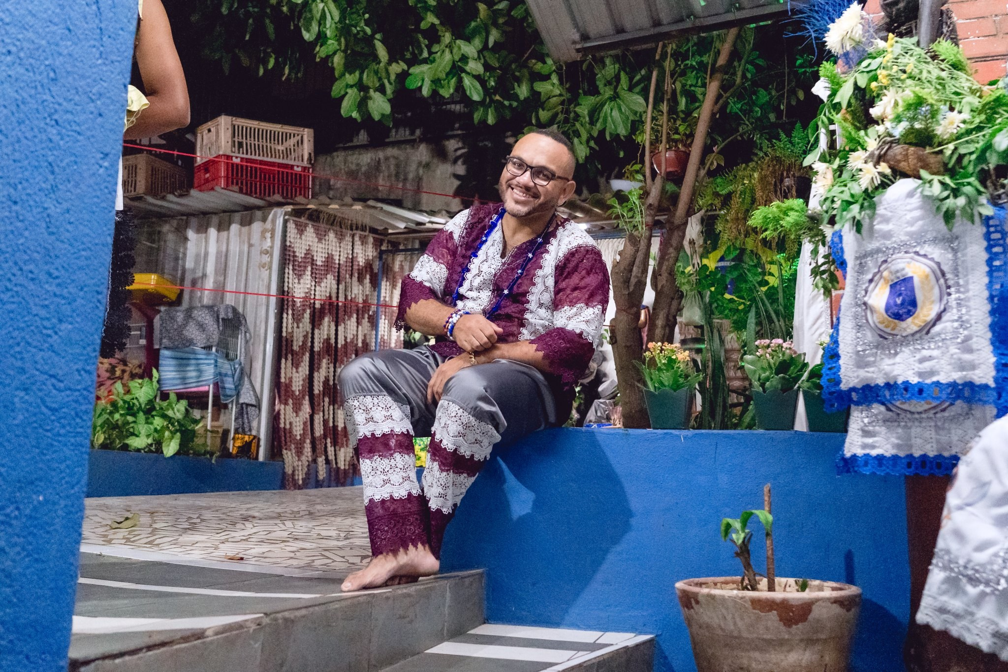 Saída Ìyá Tebeṣé Fernanda e Àjọ̀dún Ògún. Aladá Produções