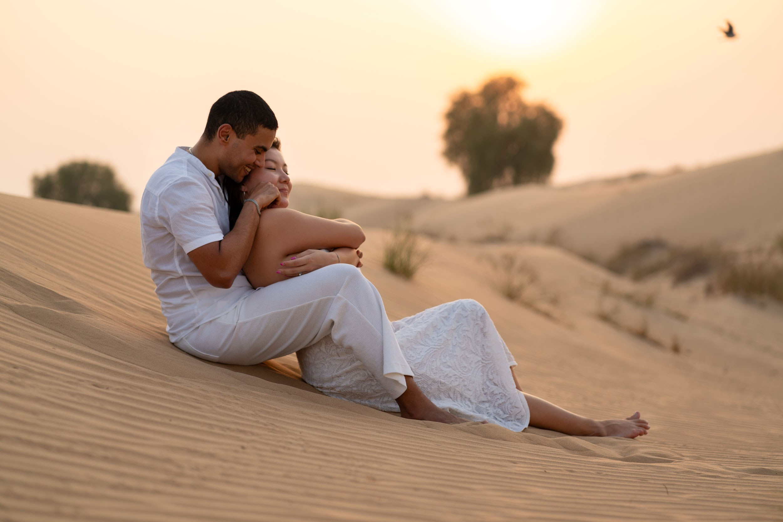 Sunset of Two Hearts. Angela Iakovleva — Family Photographer in Dubai