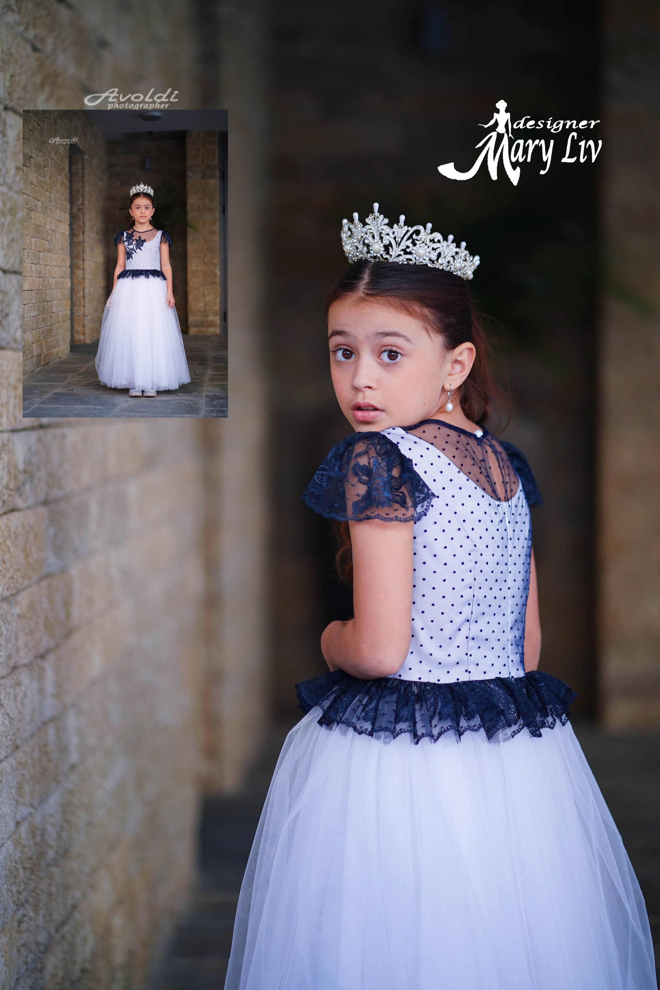 שמלה “Daniela ". מרי ליב, מעצבת שמלות בתפירה אישית