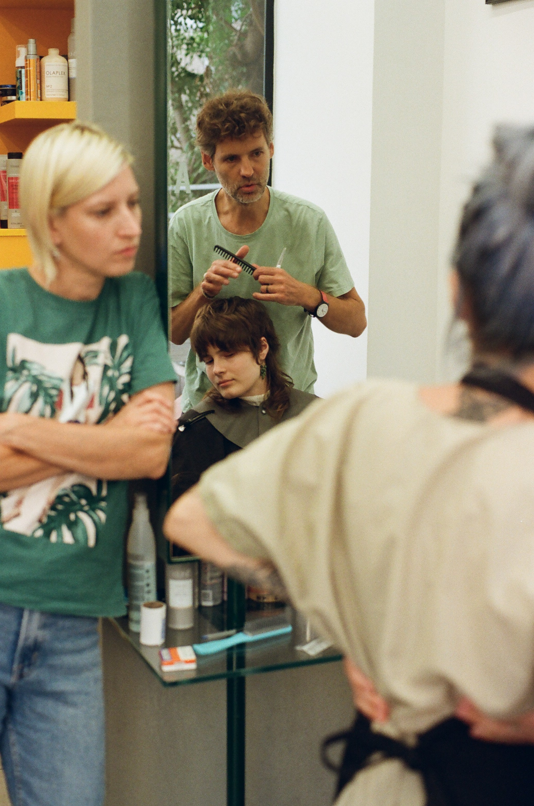 Master class “Haircut”. Film portrait photographer