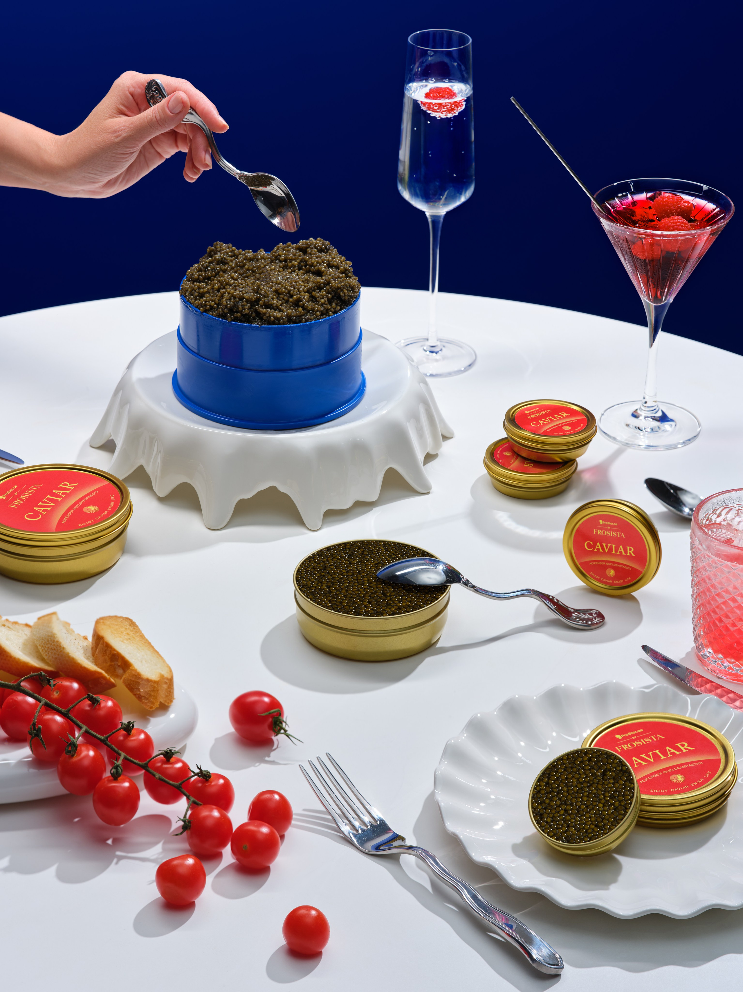 ProStor.ae caviar. Commercial photographer and filmmaker Kirill Fedotov