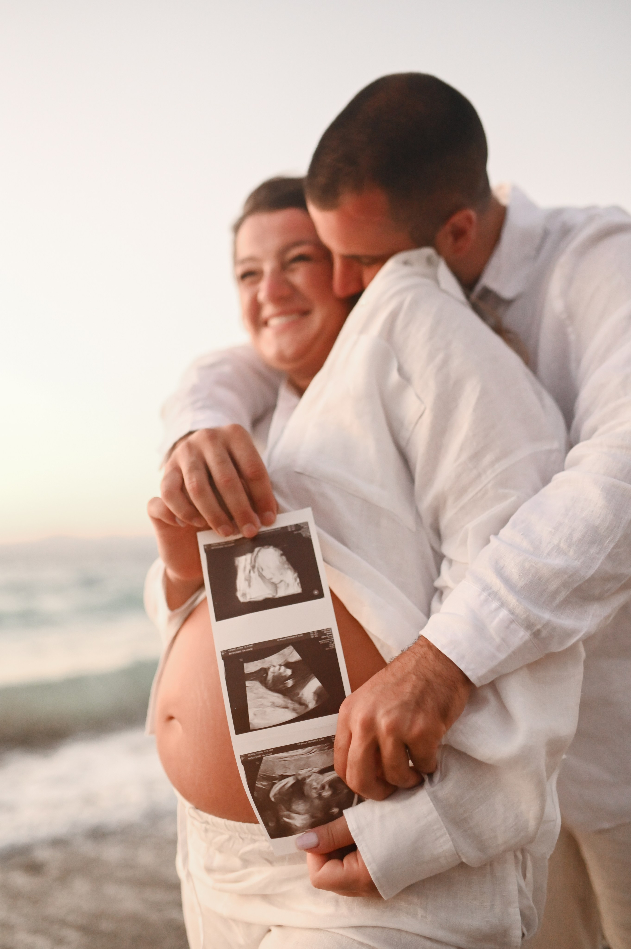 Romantic Beach Photoshoot in Rhodes — Couples & Maternity Photography at Sunset. Photographer in Rhodes Island