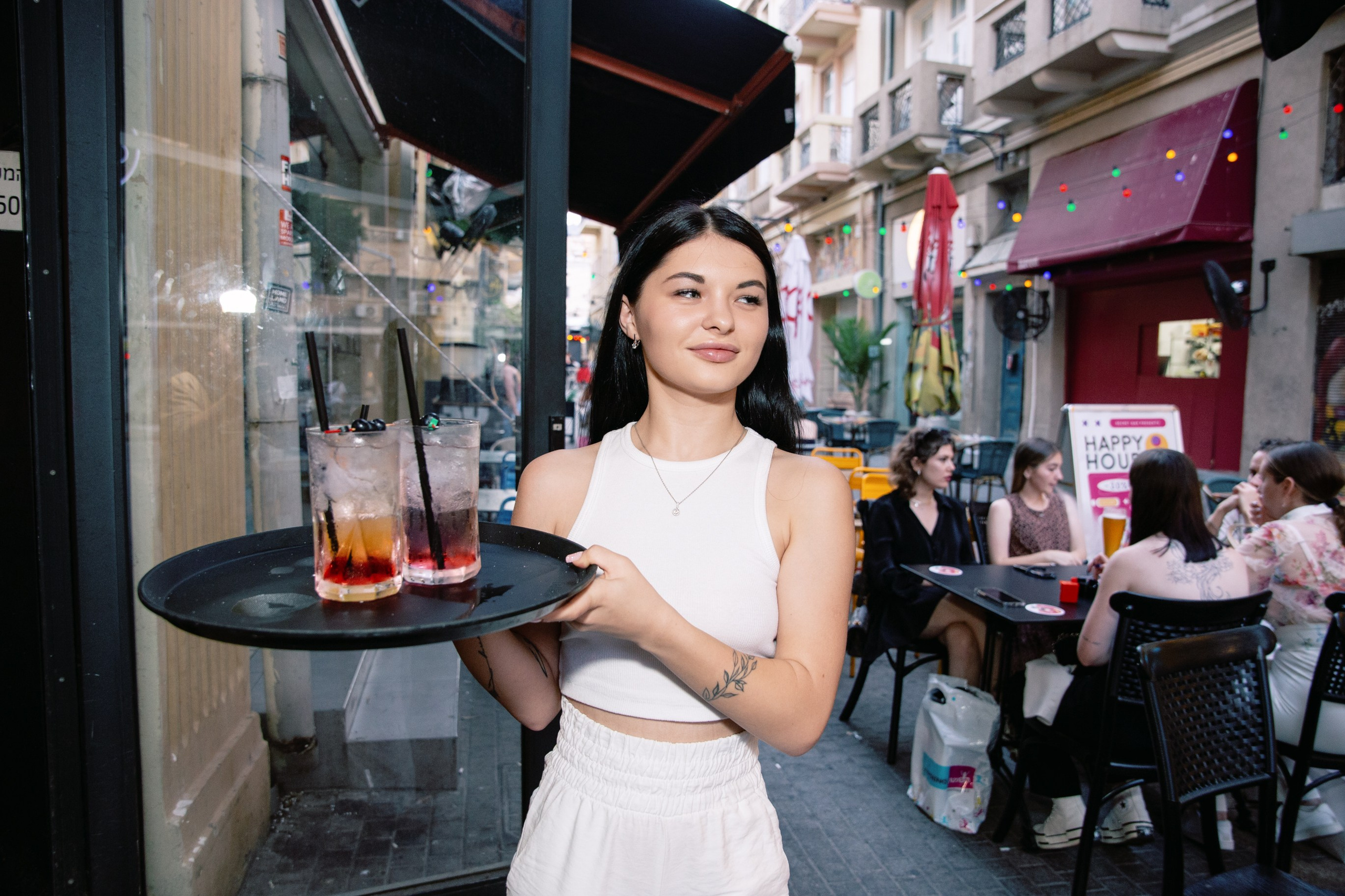 Контентная съемка для бара Focus. Портретный и репортажный фотограф в Израиле Рома Бирман