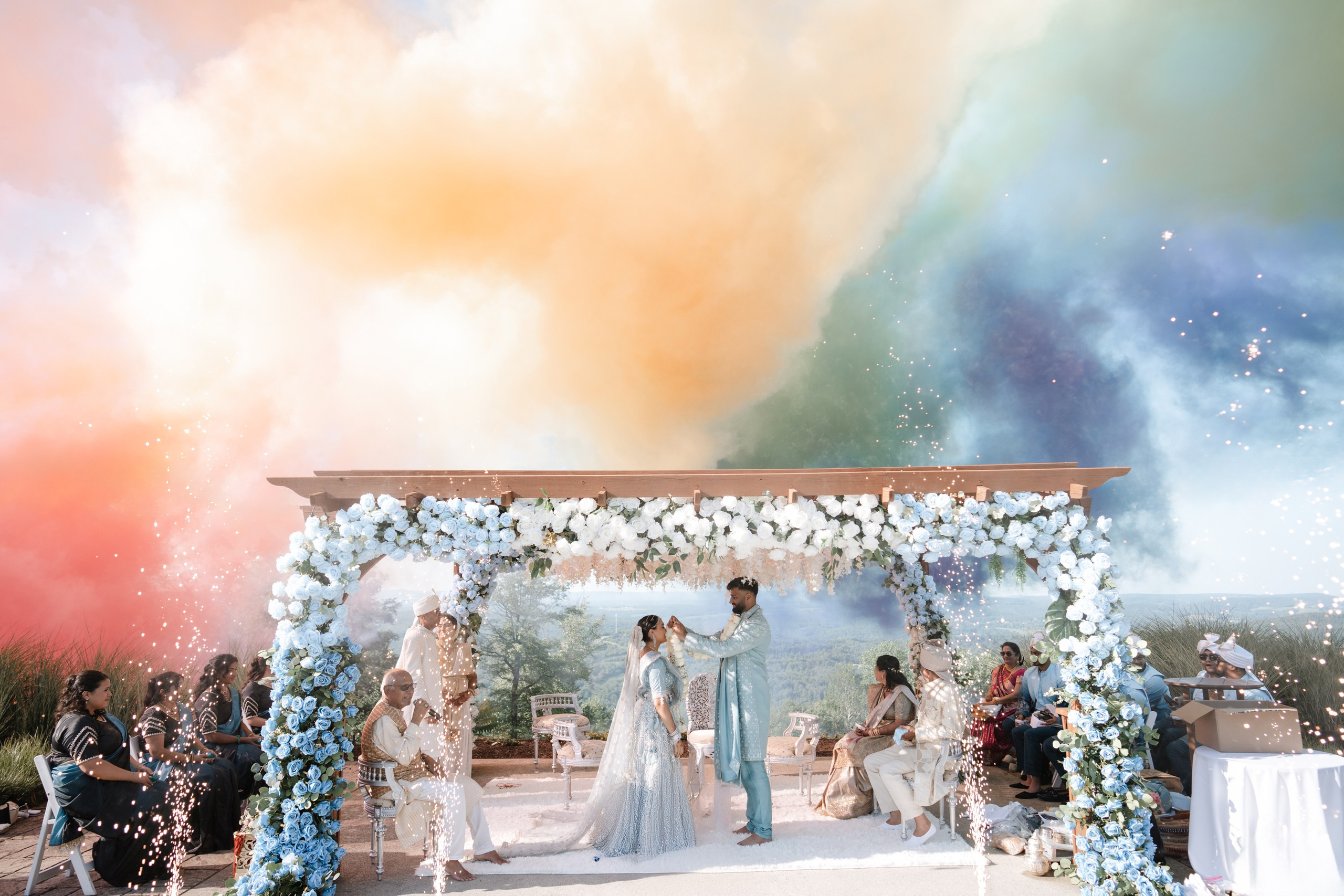 June 2025 — Zill and Raj’s traditional wedding. Portrait and wedding photographer in New York