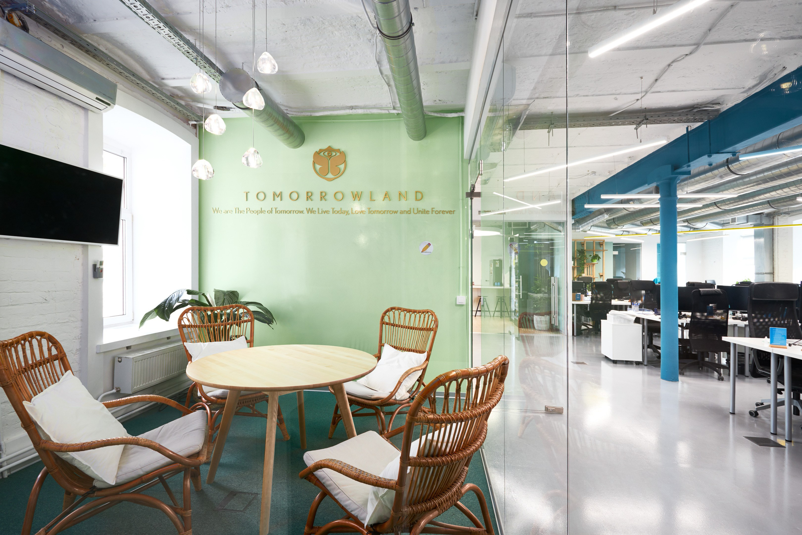 Modern style office meeting room interior - photographer Andrey Dunin